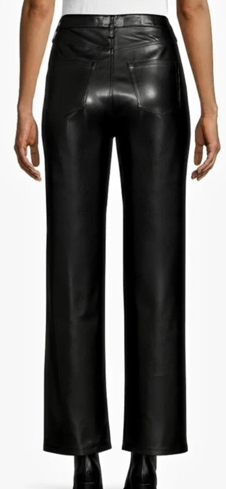 No Boundaries Women’s Faux Leather Black Pants Size 15
