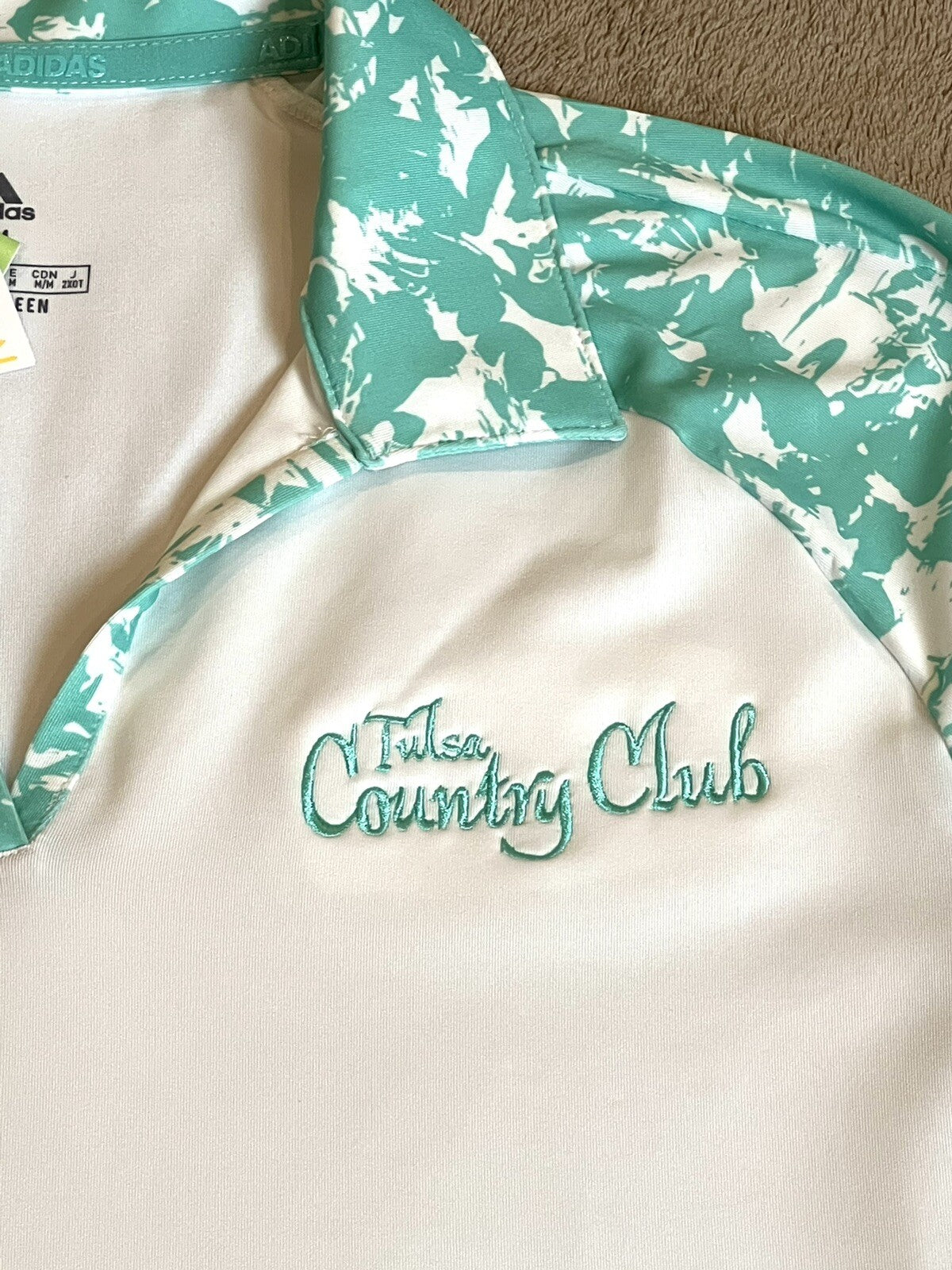 Adidas Women’s Top Golf White Polo Shirt Sz M (13)