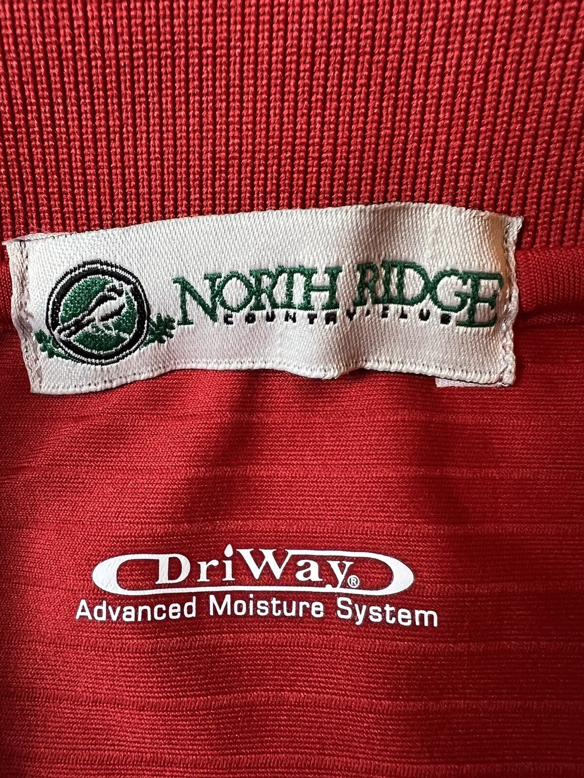 NORTH RIDGE Women’s Golf Shirt Red Top Sz XL           (50)