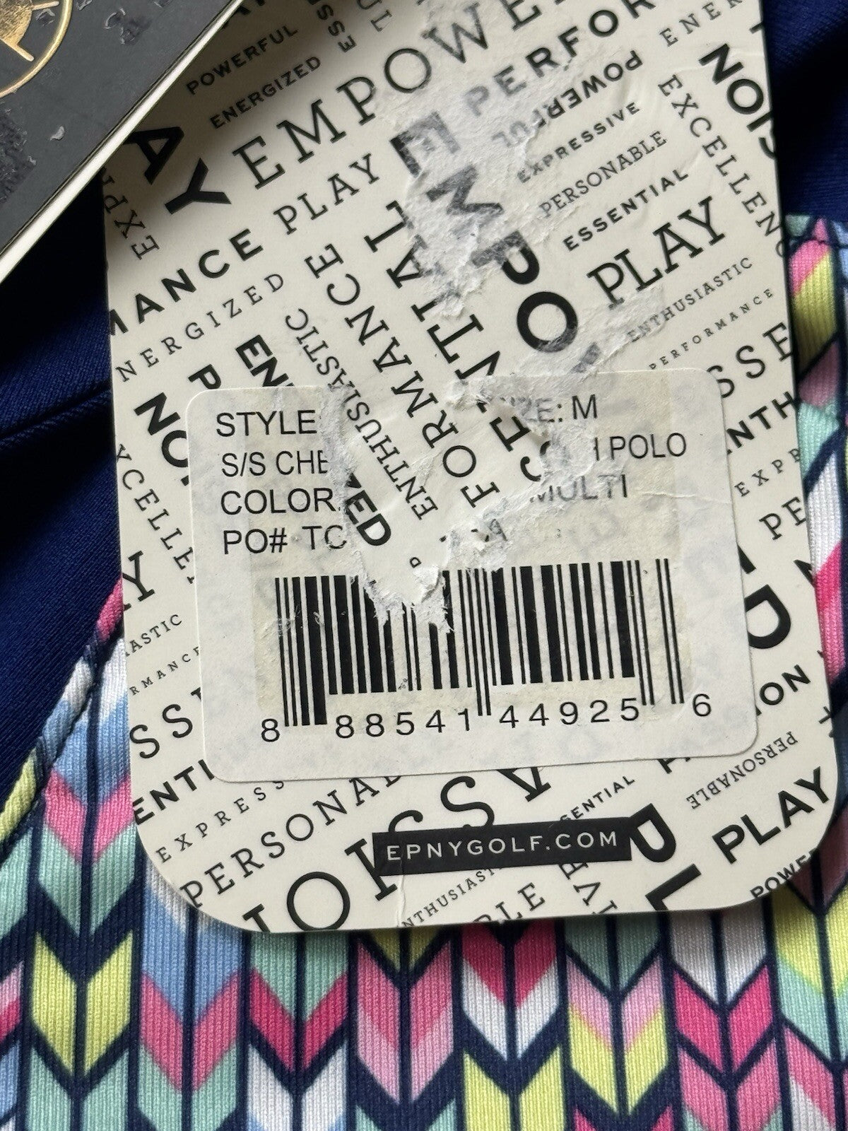 EP New York Women’s Golf Shirt Sz M.    (B.145)