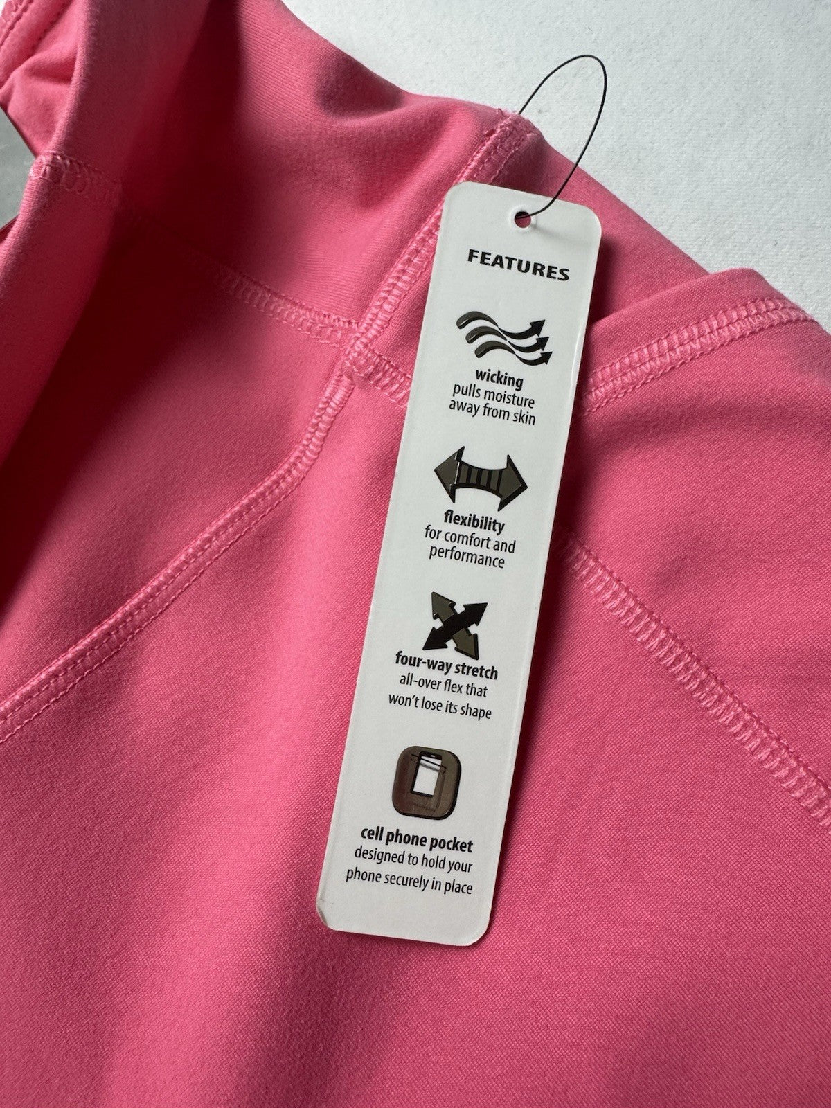 RBX Women's Athletic Leggings Stretch Pockets Sz M.  (B.157)