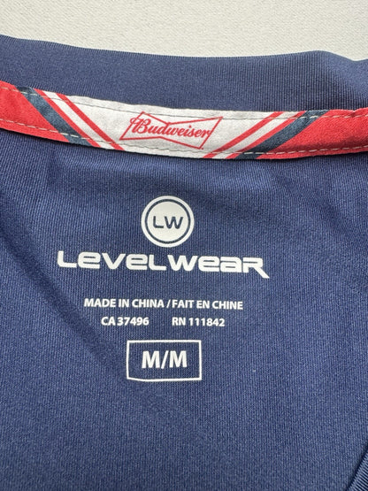 LeverWear Women's Golf shirt Budweiser Logo Sz M   (B.160)