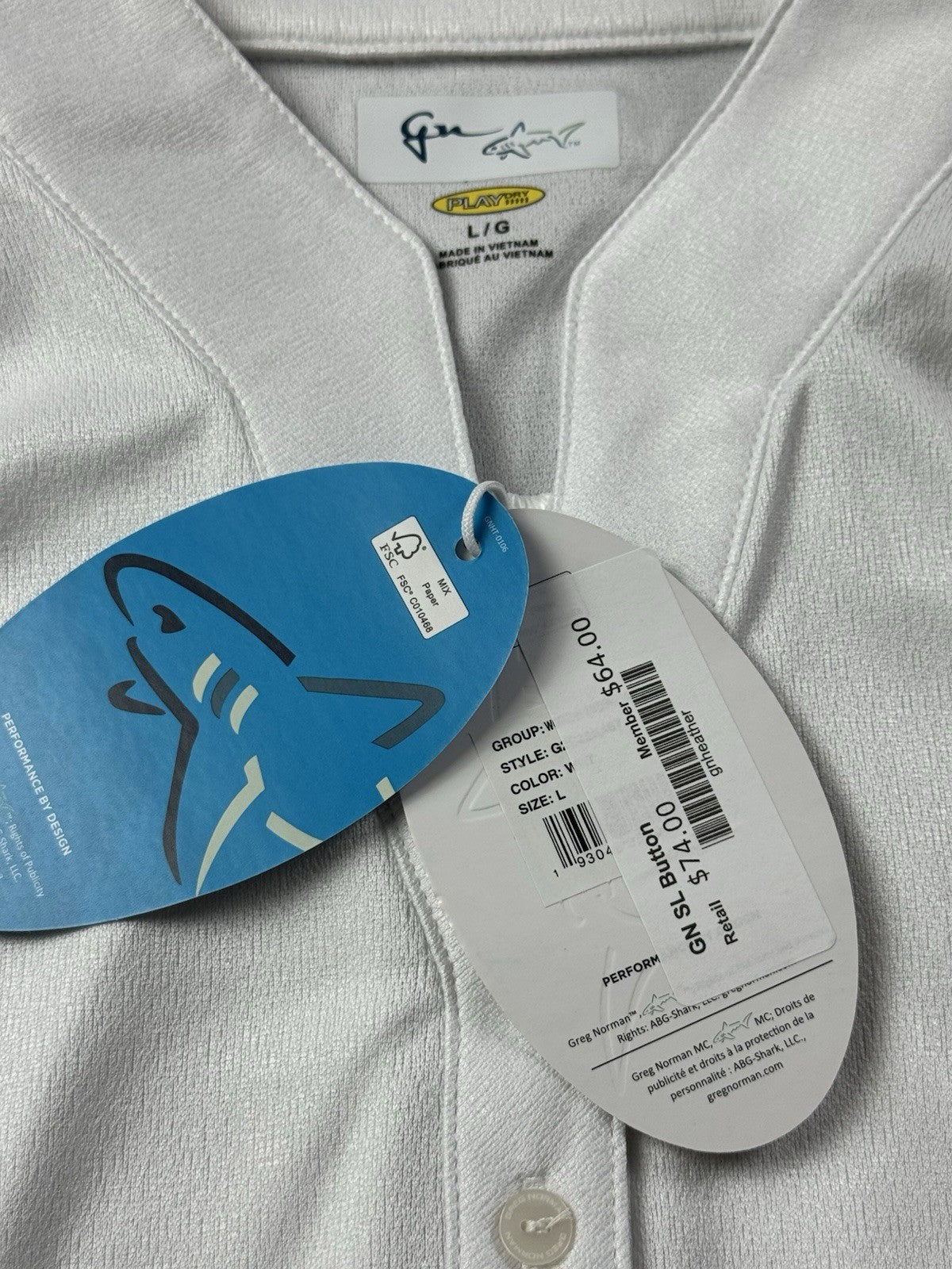 Greg Norman Women's Golf Polo Shirt Sz L        (B.184)