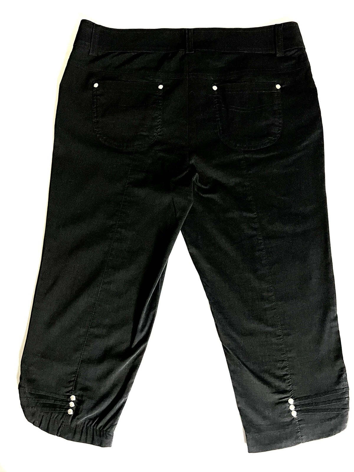 Tricotto Women’s Golf Capri Pants Black Sz 14