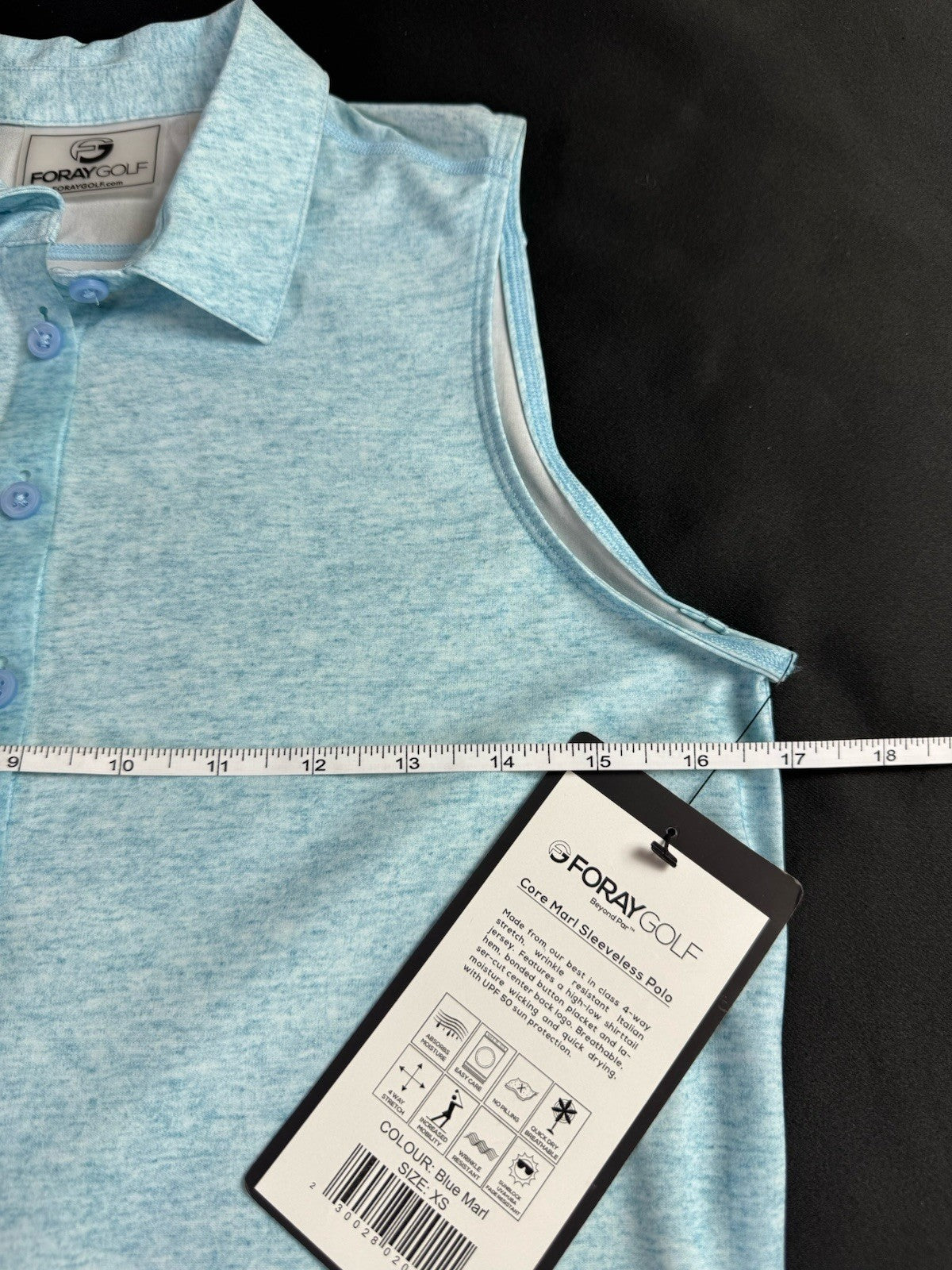 Foray Golf Women’s Sleeveless Golf Polo Shirt Sz XS.      (B.181)