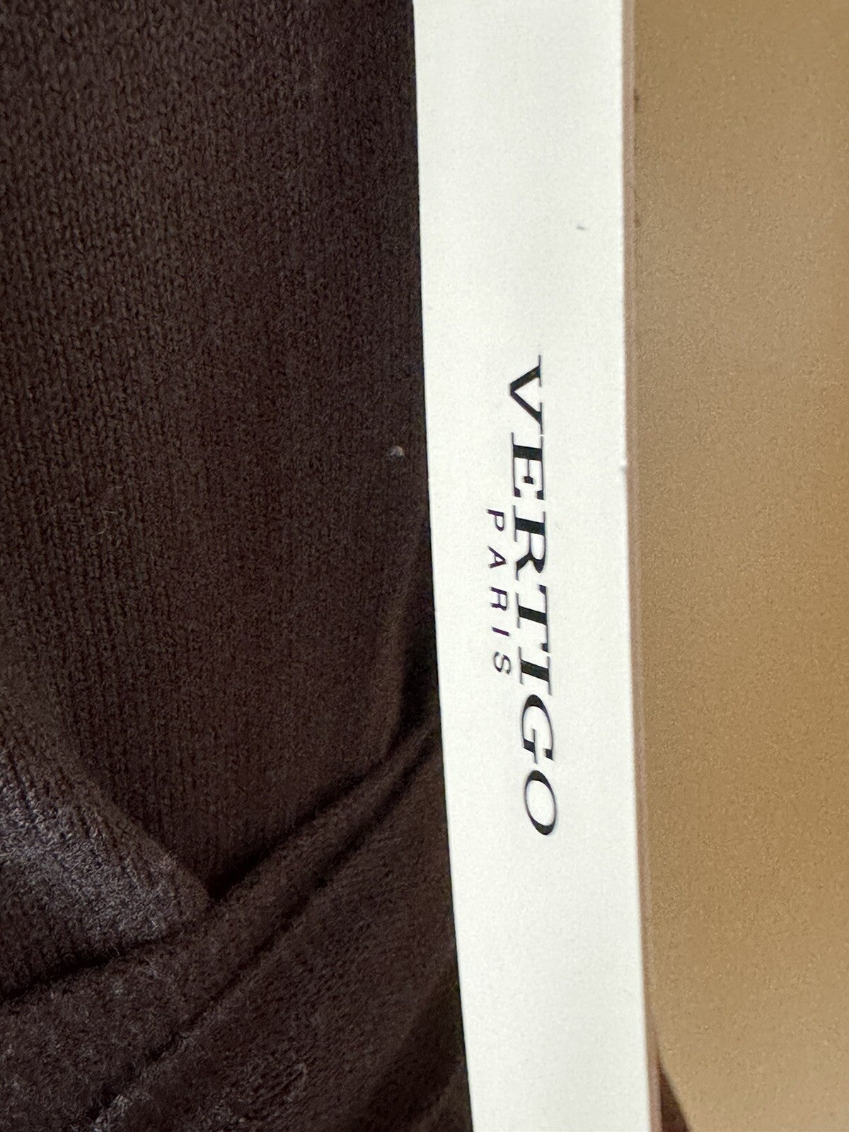 $160 Vertigo Paris Women’s Cardigan Sz M Brown Short Sleeve (B.58)