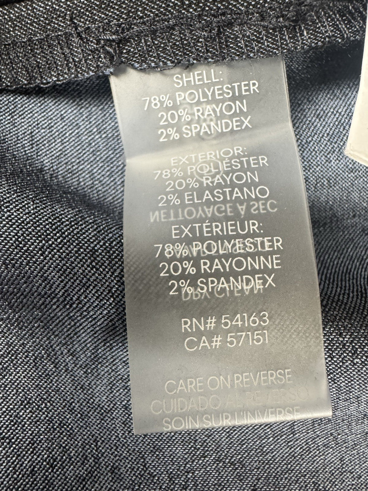 $139 Calvin Klein Blue Denim Dress Adjustable Sz 10P.   (B.175)