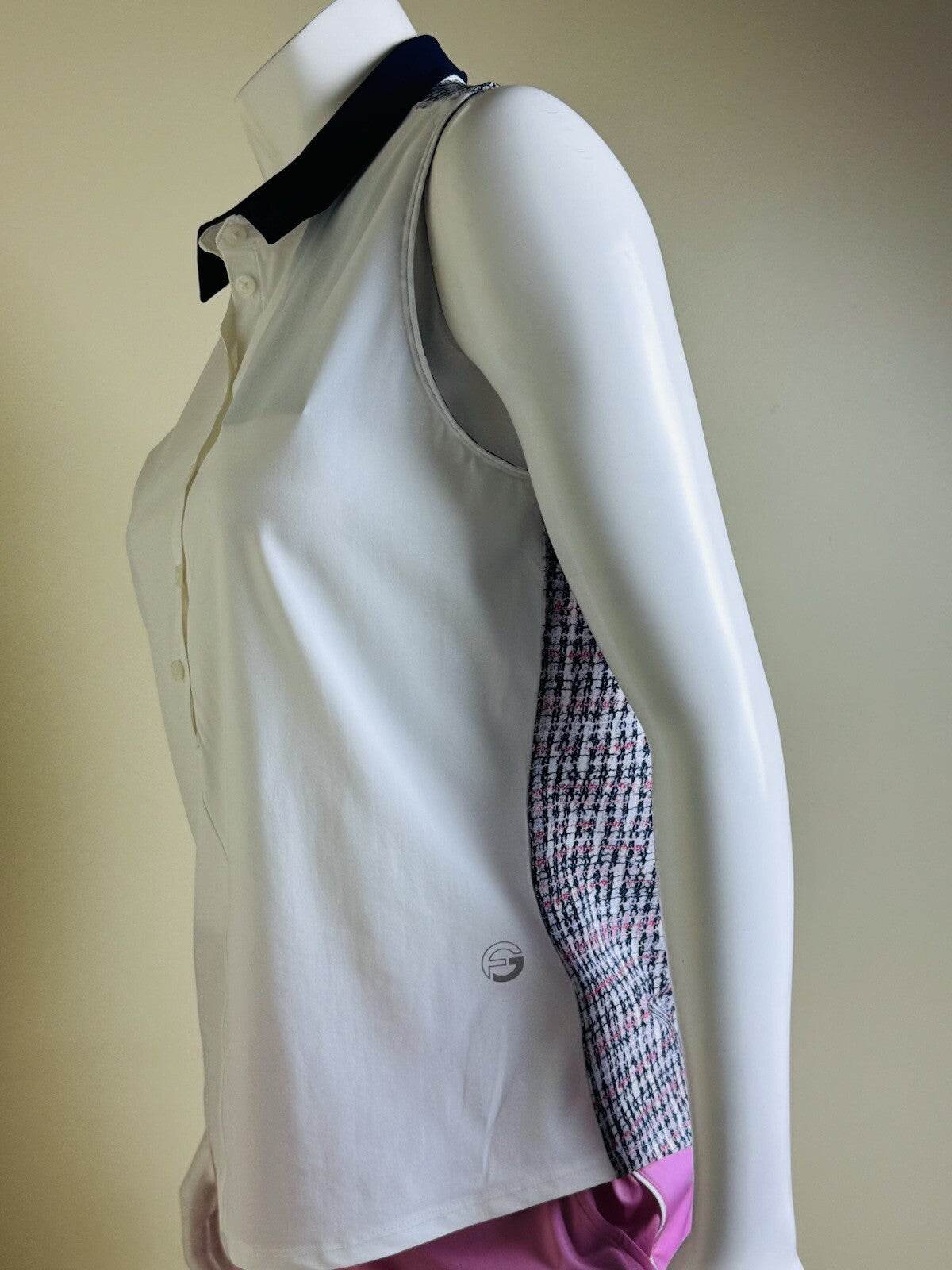 Foray Golf Womens Sleeveless Golf Polo Shirt. Sz M.   (B.139)