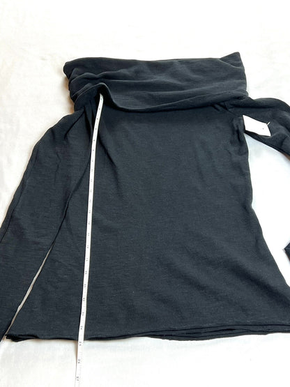 Banjara Women’s Sz XS Top Pullover Sweater Cotton Black Long Sleeve NWT