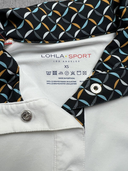 Lohla Sport White Sleeveless Shirt Golf tennis top Sz XS (13)