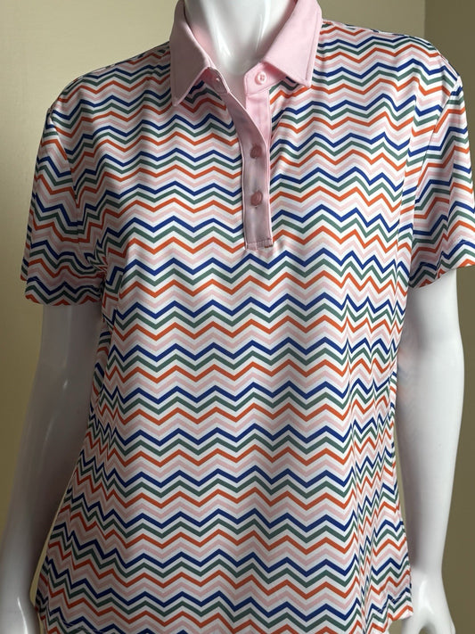 Monterey Club Women's Golf Shirt Short Sleeve Sz XL.      (B.174/6)