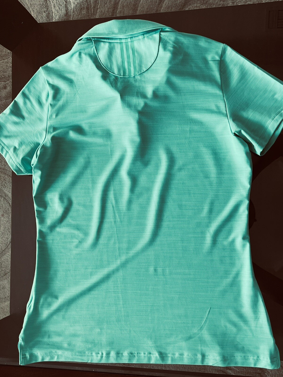 ADIDAS Women's Top Golf Polo Shirt Green Sz S (B.16)