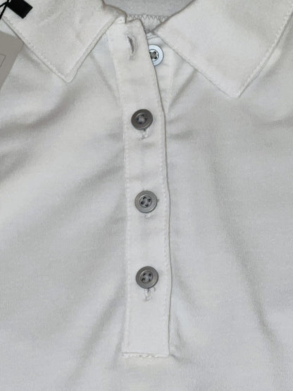 Adidas Women’s White Golf Polo Shirt Sz L (B.13)
