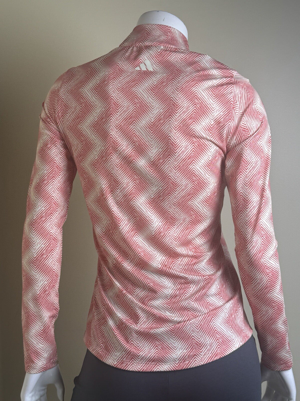 Adidas Women’s Golf Orange White Sweatshirt Sz XS    (B.111)