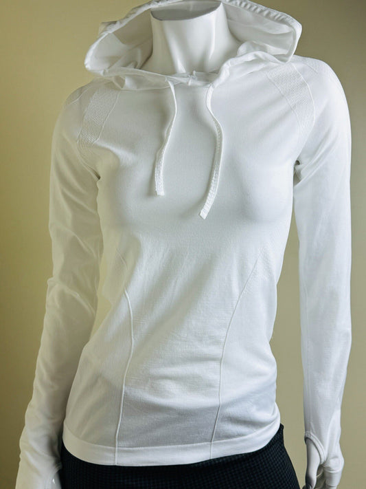Sport Haley Women's Golf Hooded Sweatshirt White Sz M. (B.107)