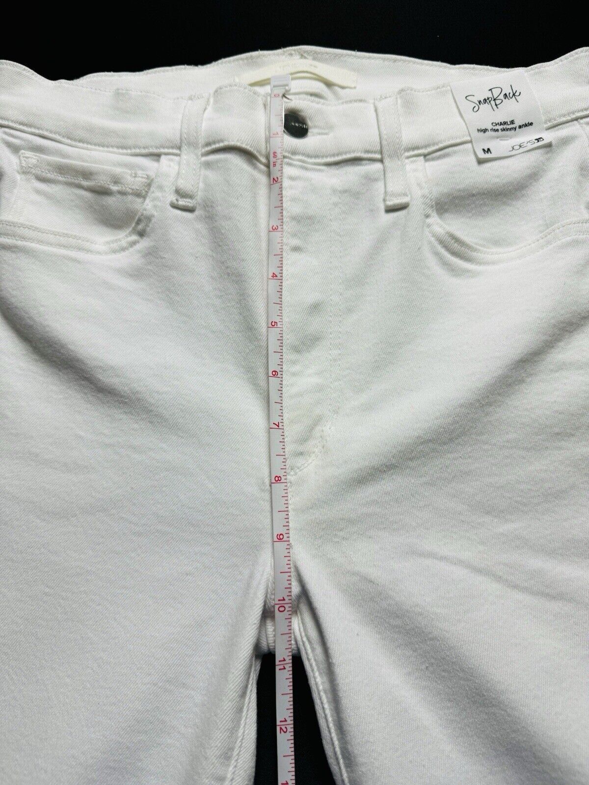 Joe’s Women’s White Ankle Stretch Jeans Sz M