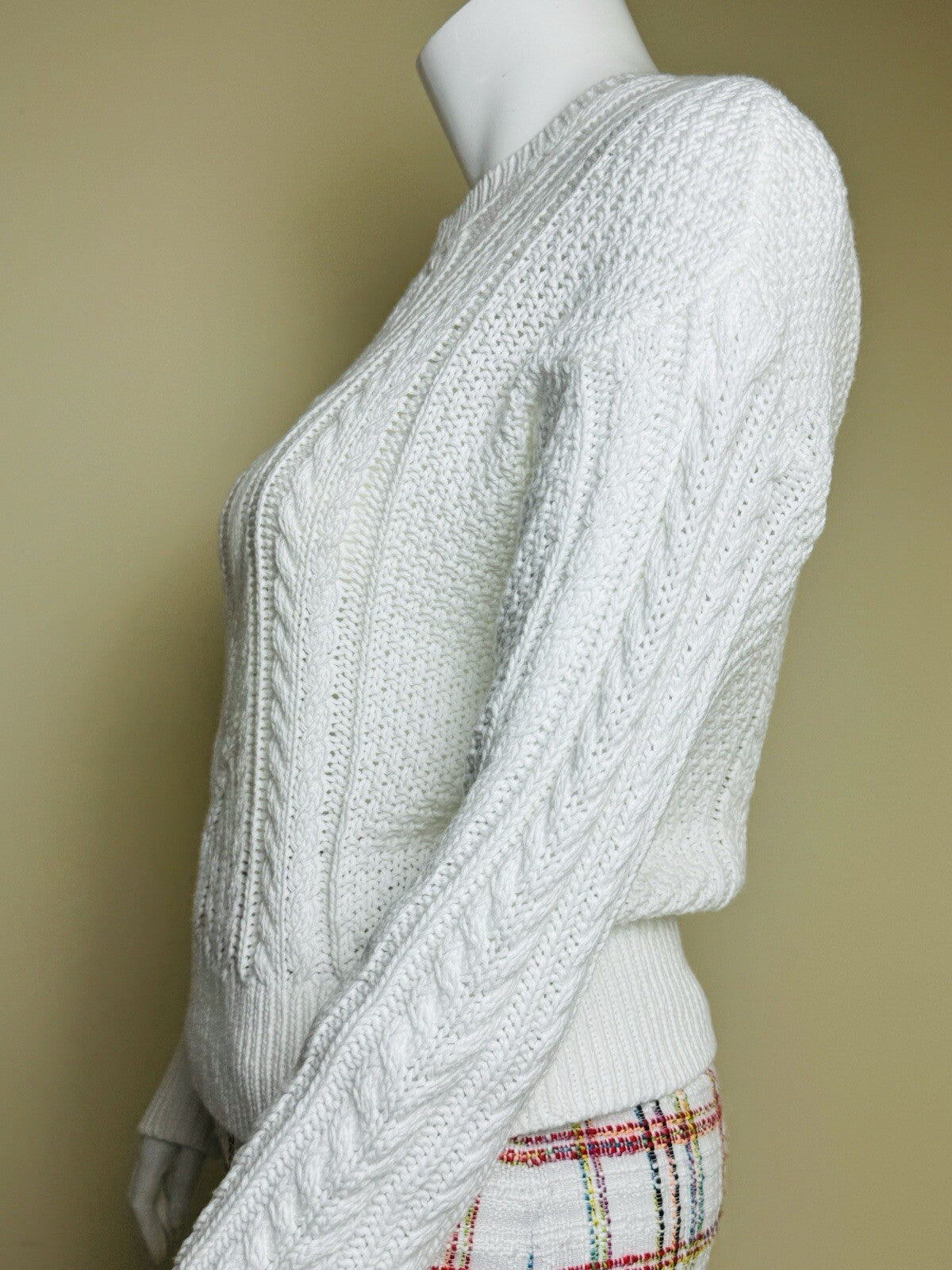$145 Lauren Ralph Lauren Women's Crochet Sweater Sz XL.  (B.91)