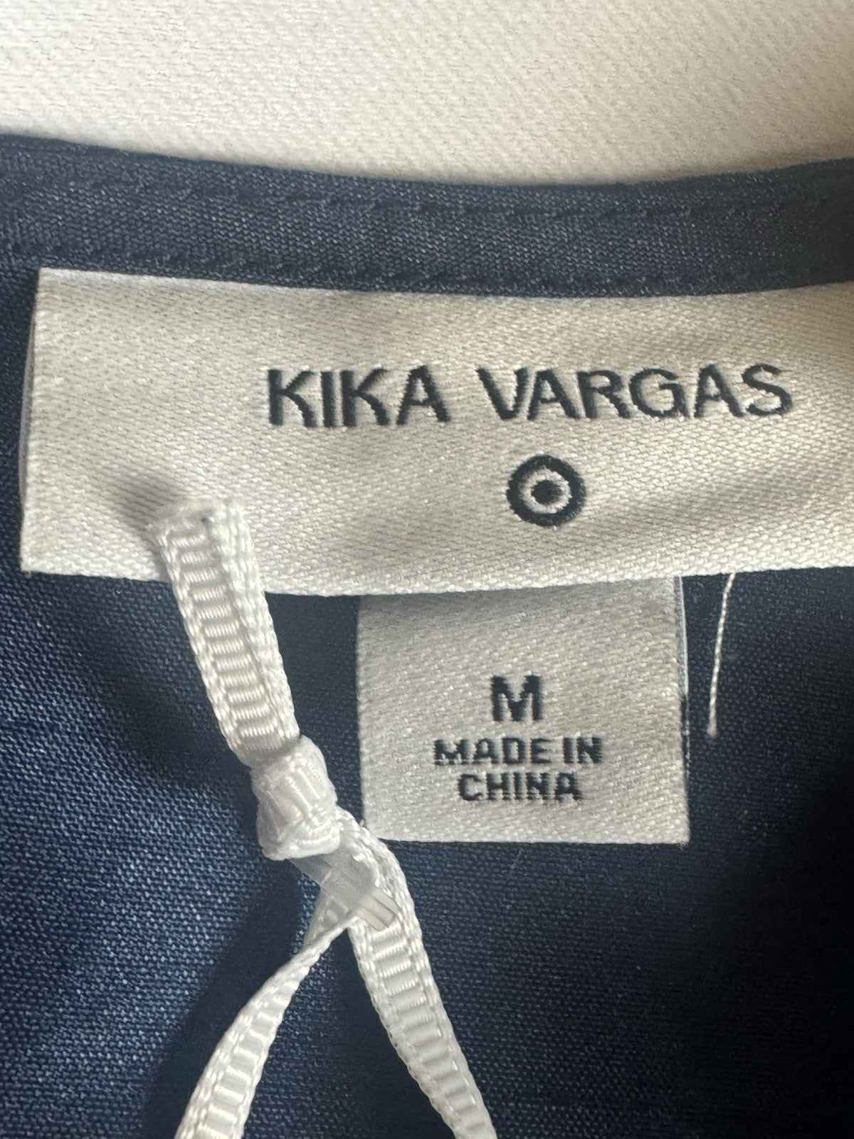 Kika Vargas Women’s Navy Fit & Flared Dress Size M. (B.177)