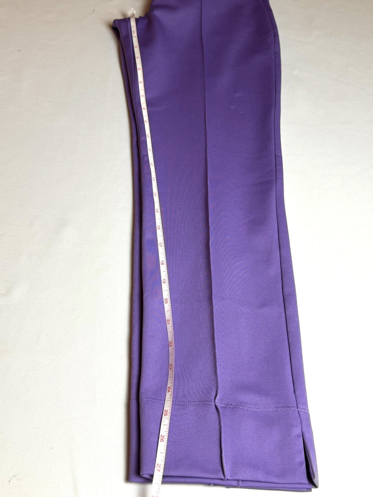 Kevan Hall Beth Depass Purple Zip Golf Pants SZ 4 (74)