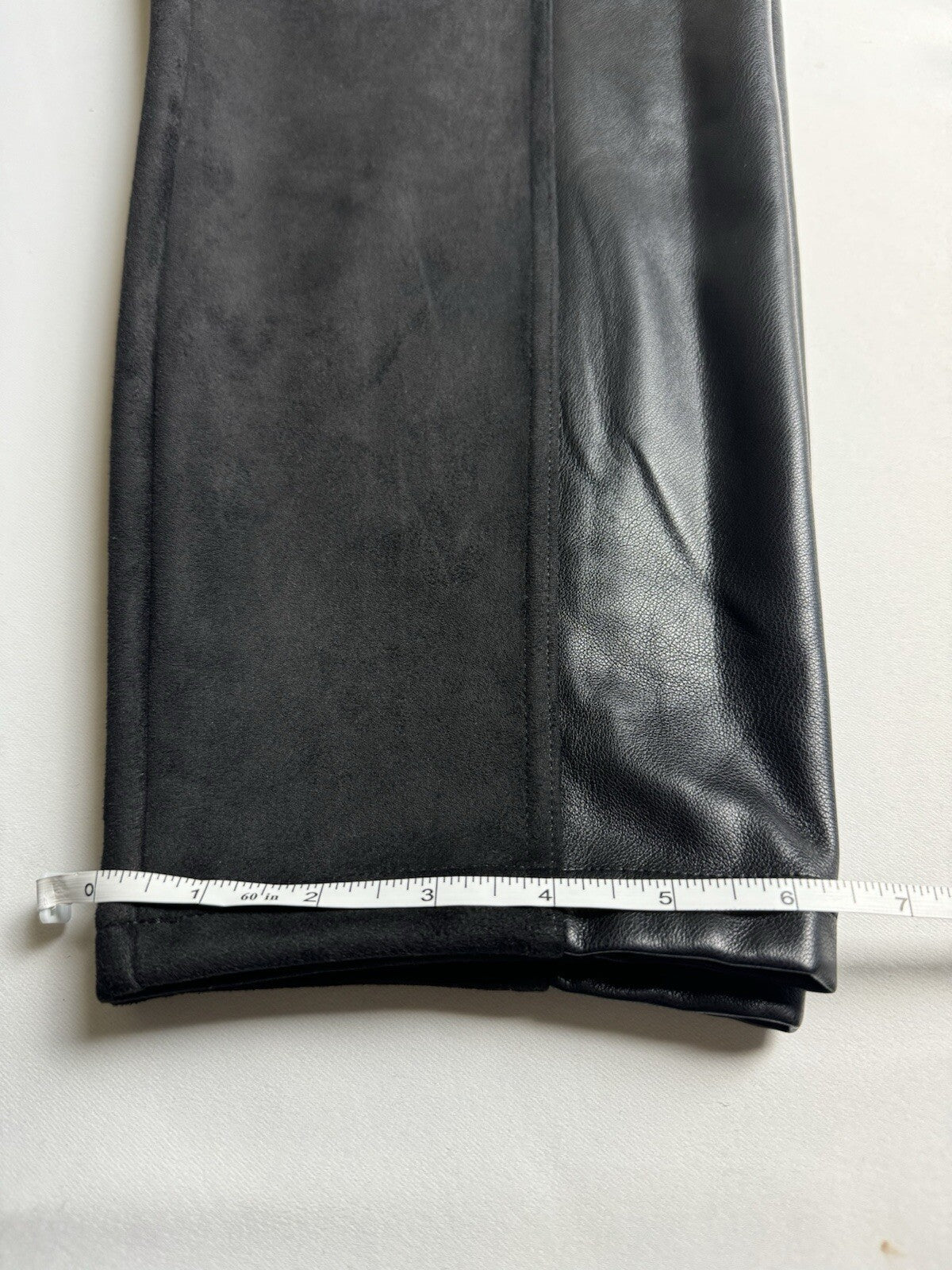 $79 Marc New York Women’s Black Pants Faux Leather Sz 3XL  (B.72)