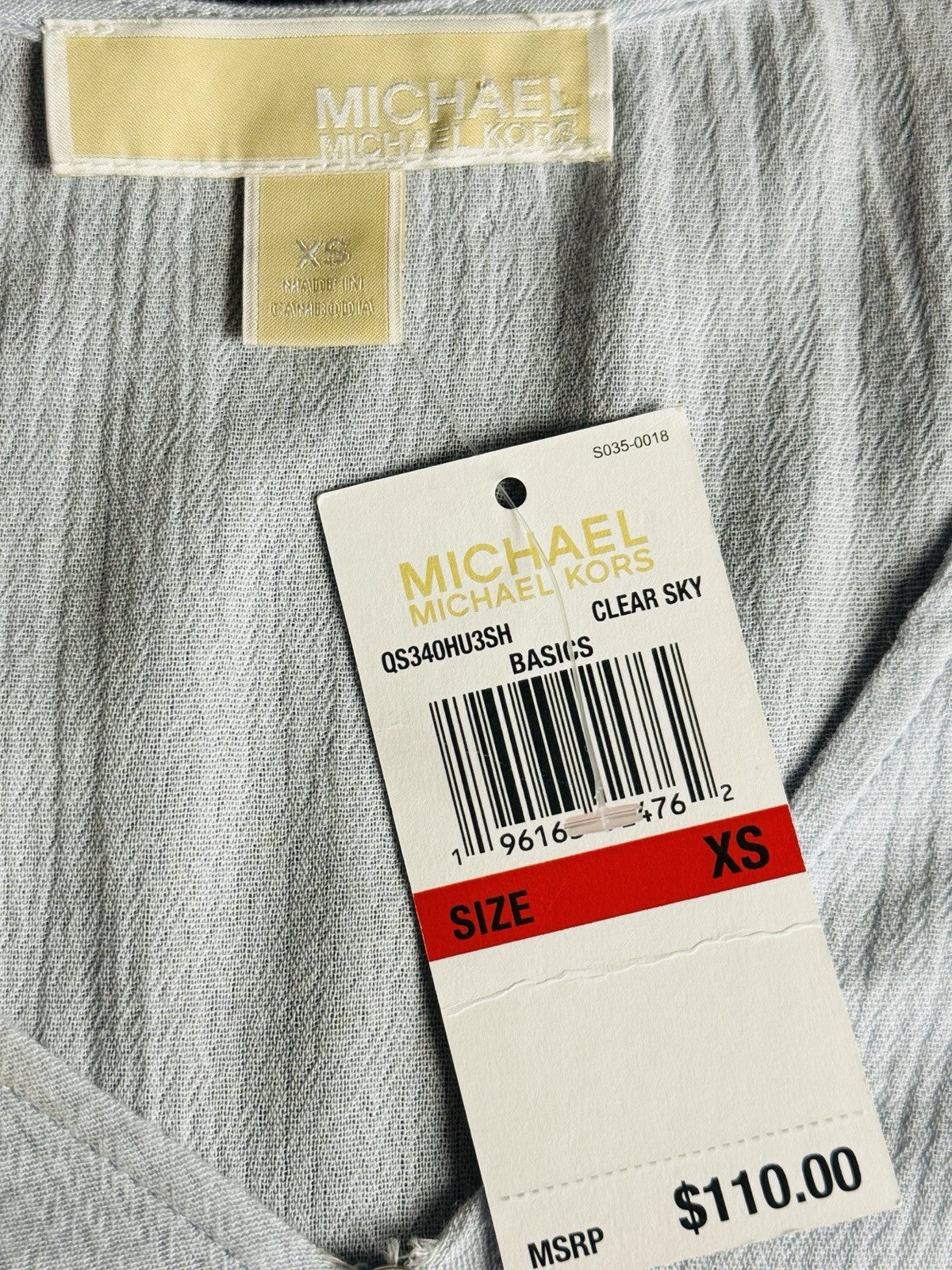$110 Michael Kors Women’s Blouse Sz XS  (B.027)