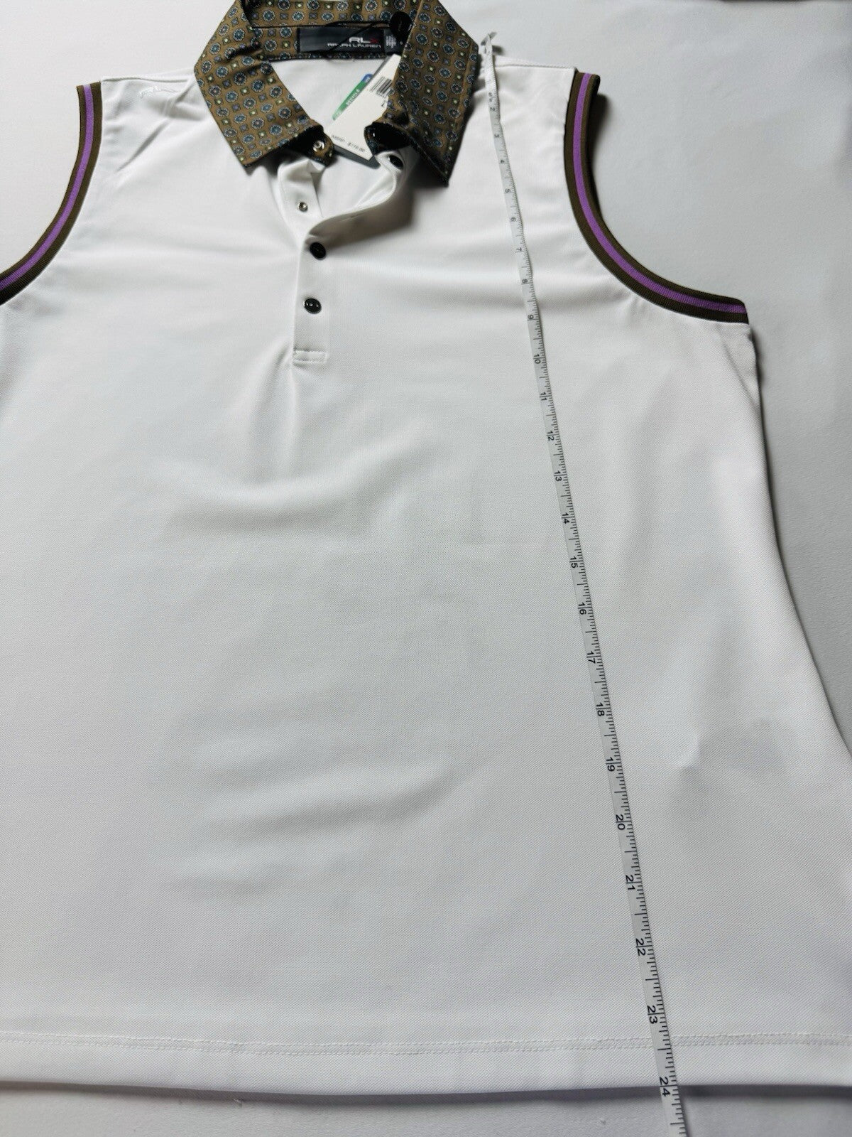 $110 RLX Ralph Lauren Women’s Golf Polo Shirt Size L  (B.102)