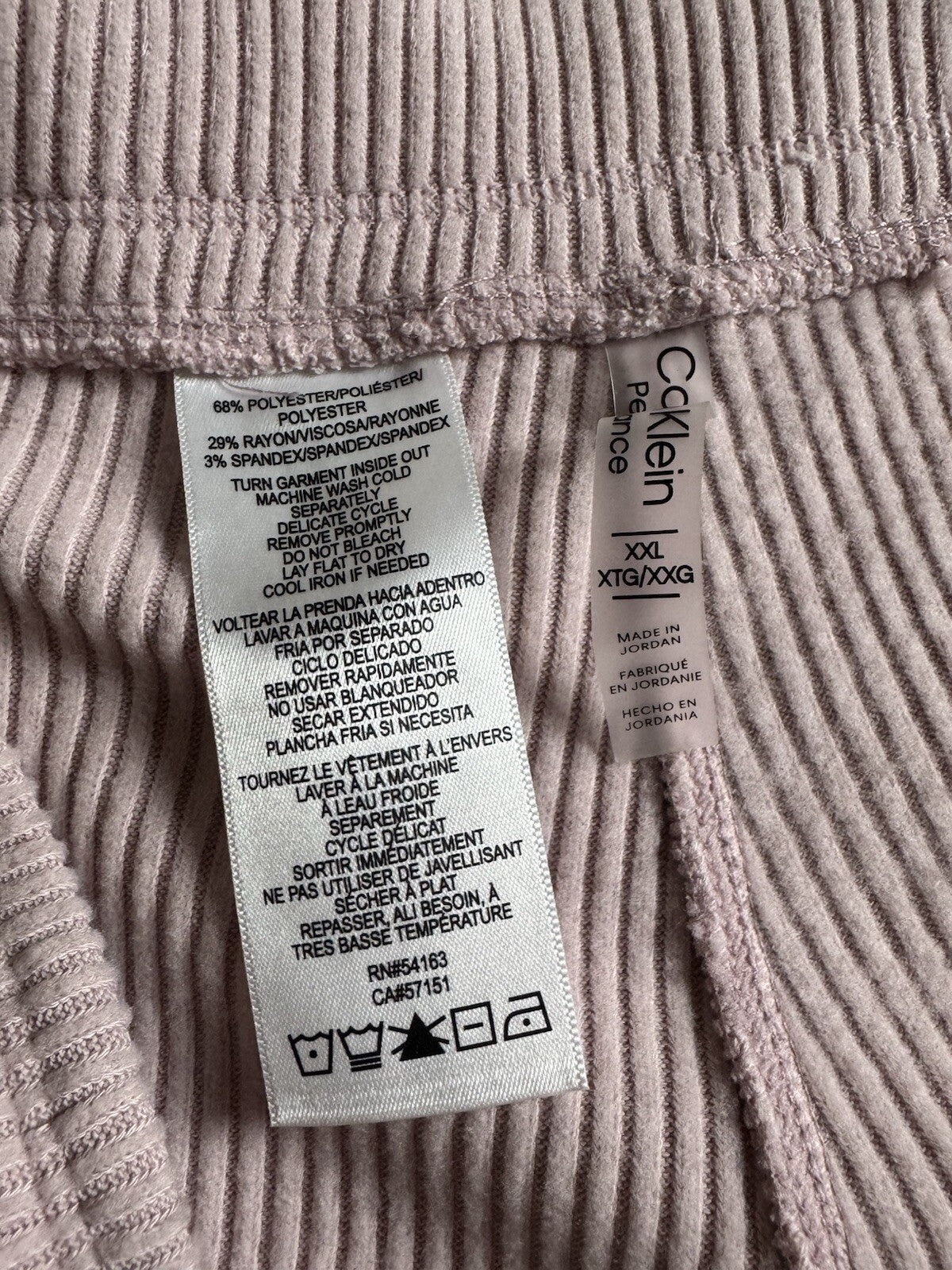 Calvin Klein Women’s Wide leg knit pants stretch plus Sz 2XL (B.127)