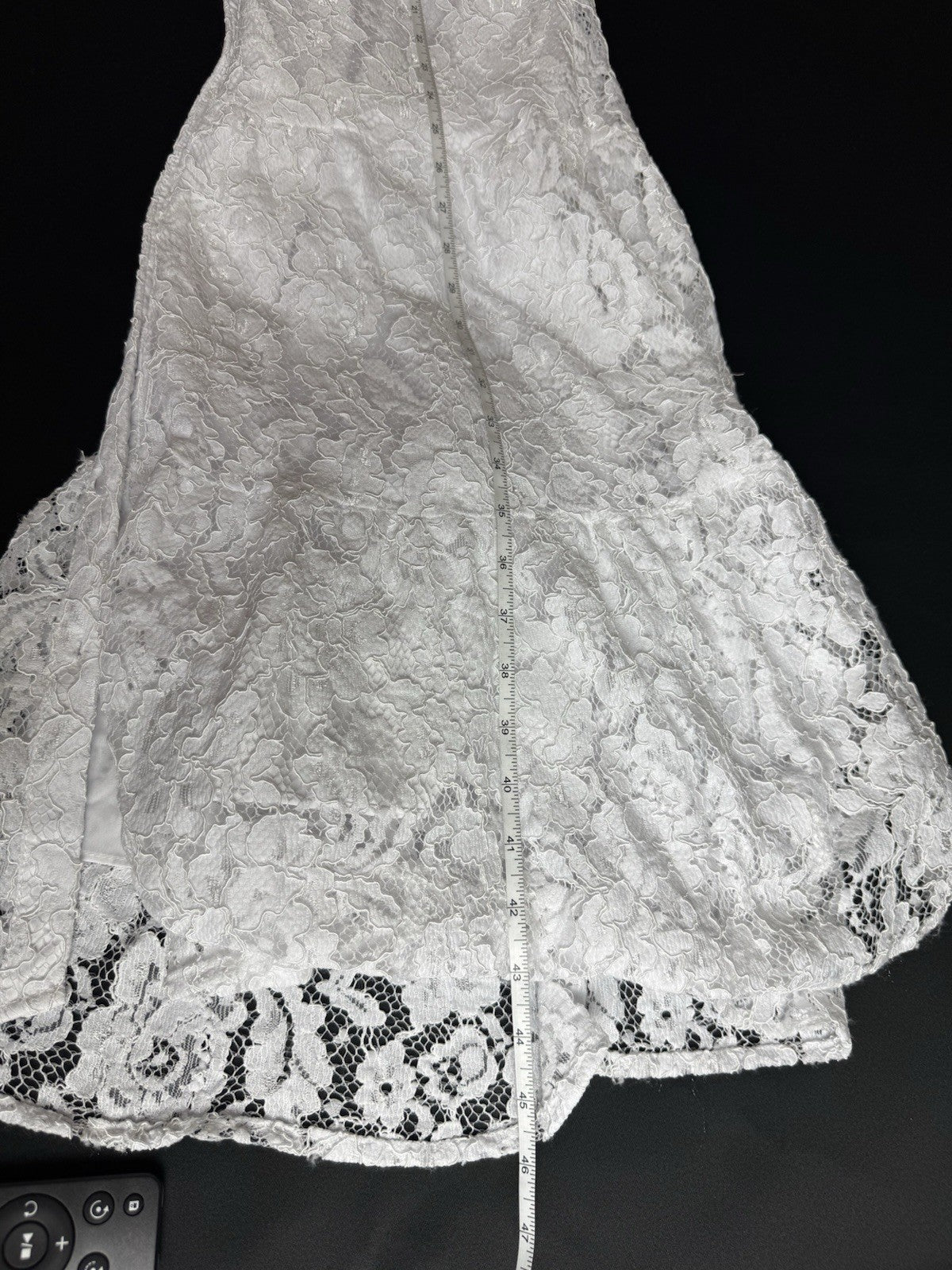 $168 NANETTE LEPORE Lace White Dress Sz 14   (B.169)