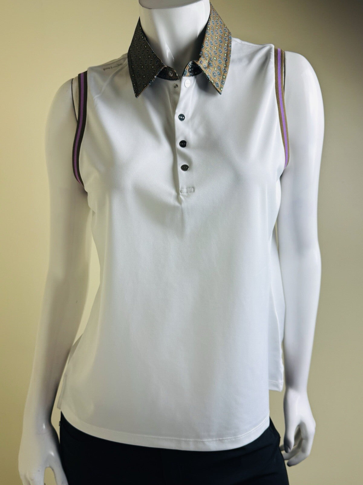 $110 RLX Ralph Lauren Women’s Golf Polo Shirt Size L  (B.102)