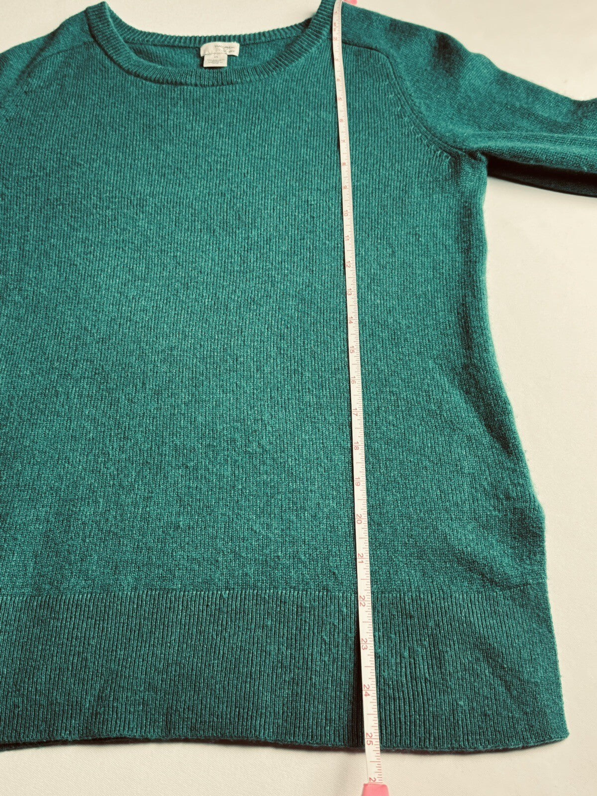 Halogen Crewneck 100% Cashmere Sweater Green Size XS.    (60)