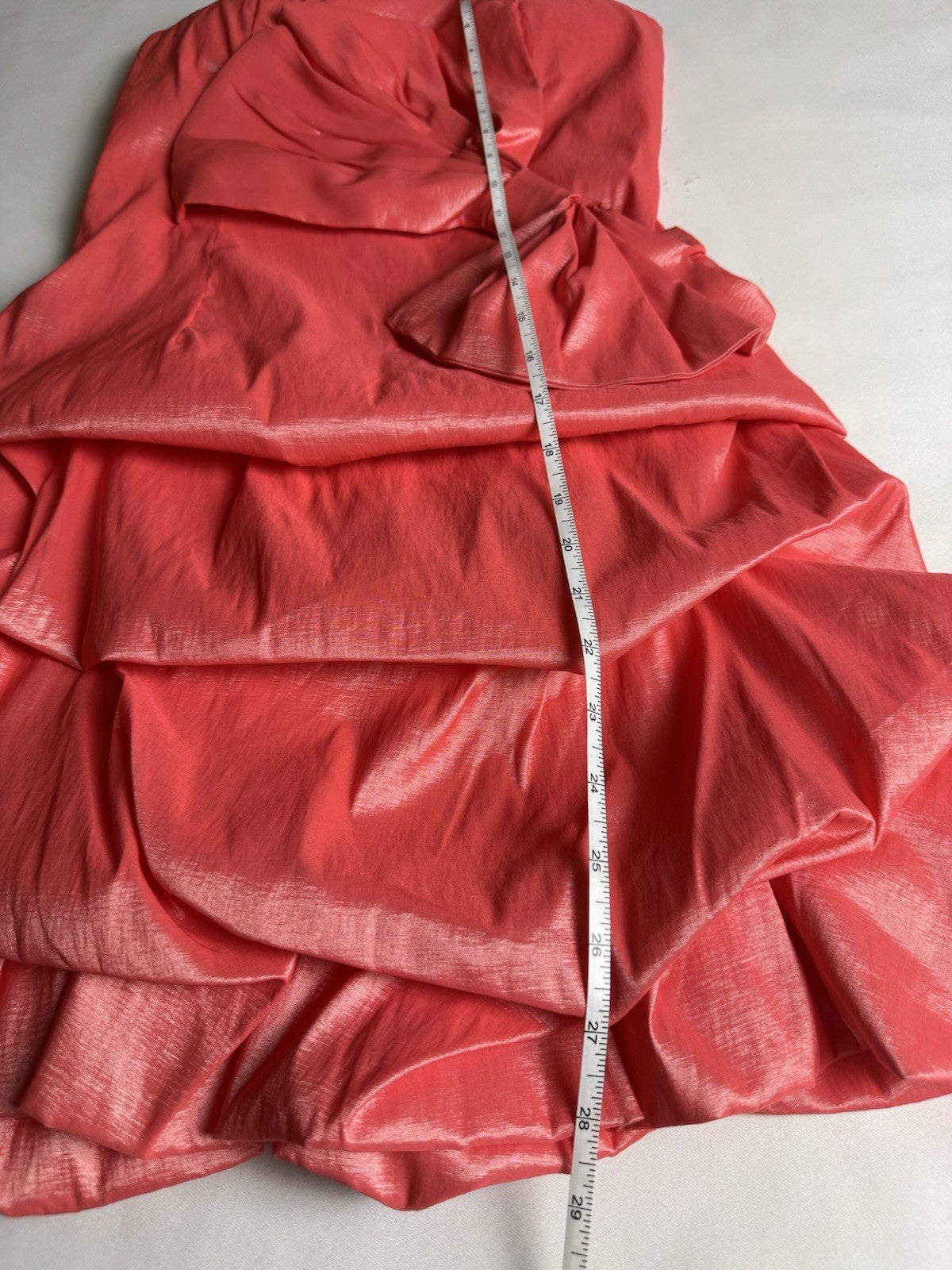 DAISY Women's Orange Embroidered Bow Dress Sz M        (B.168)