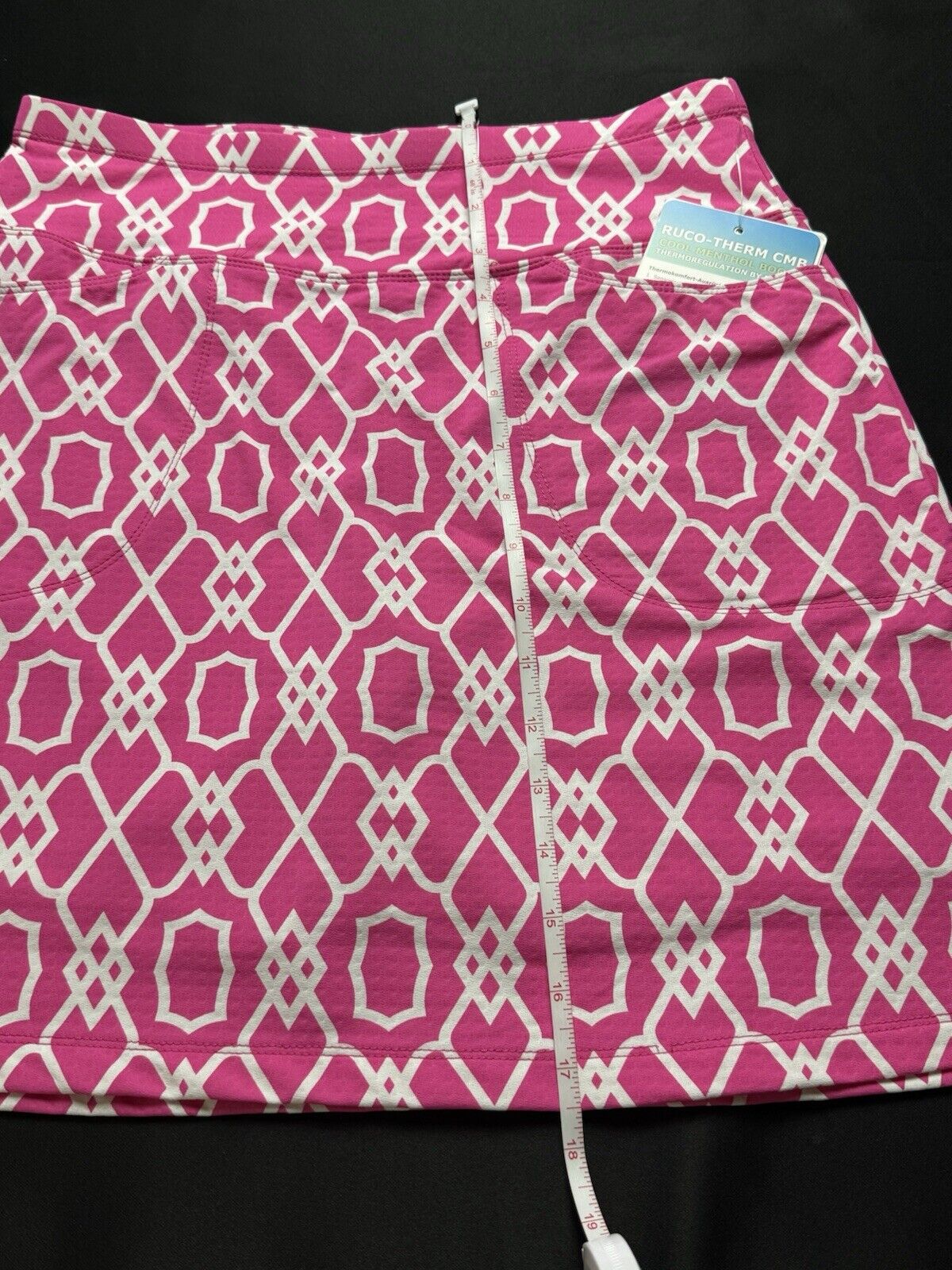 G LIFESTYLE BY GOTTEX Golf Tennis Skirt Skort Pink Size S (B.82)