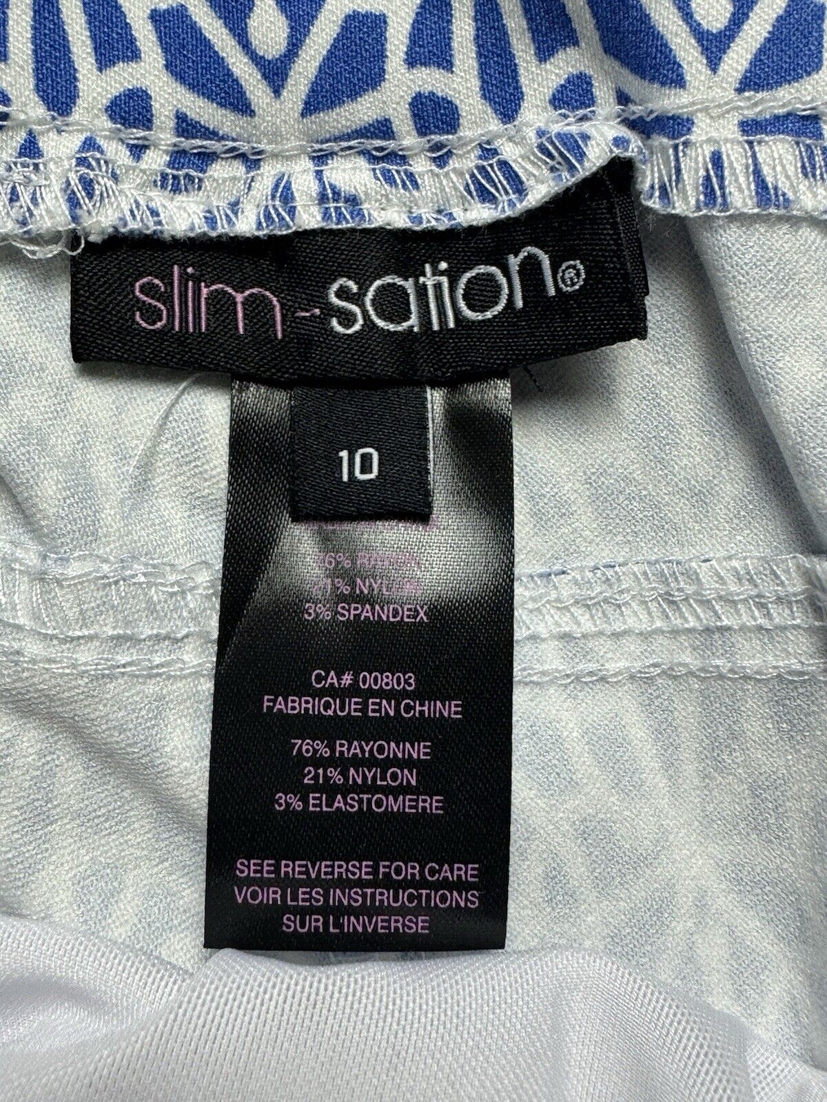 Slim-Sation Golf Bermuda Shorts Women's Sz 10 Stretch  (B.84)