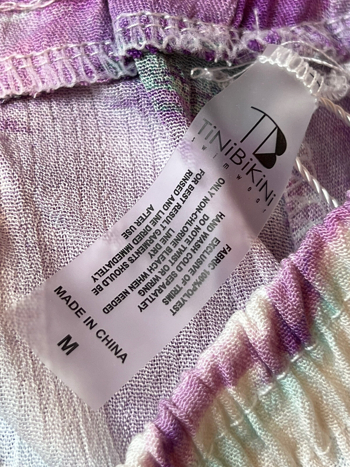 TINIBIKINI Women's Swimsuit Cover-Up Board Swim Shorts Sz M