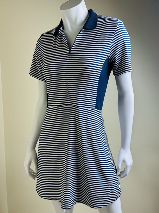 Puma Women’s Polo Striped Dress w/ Shorts Sz S  (B.115/7)