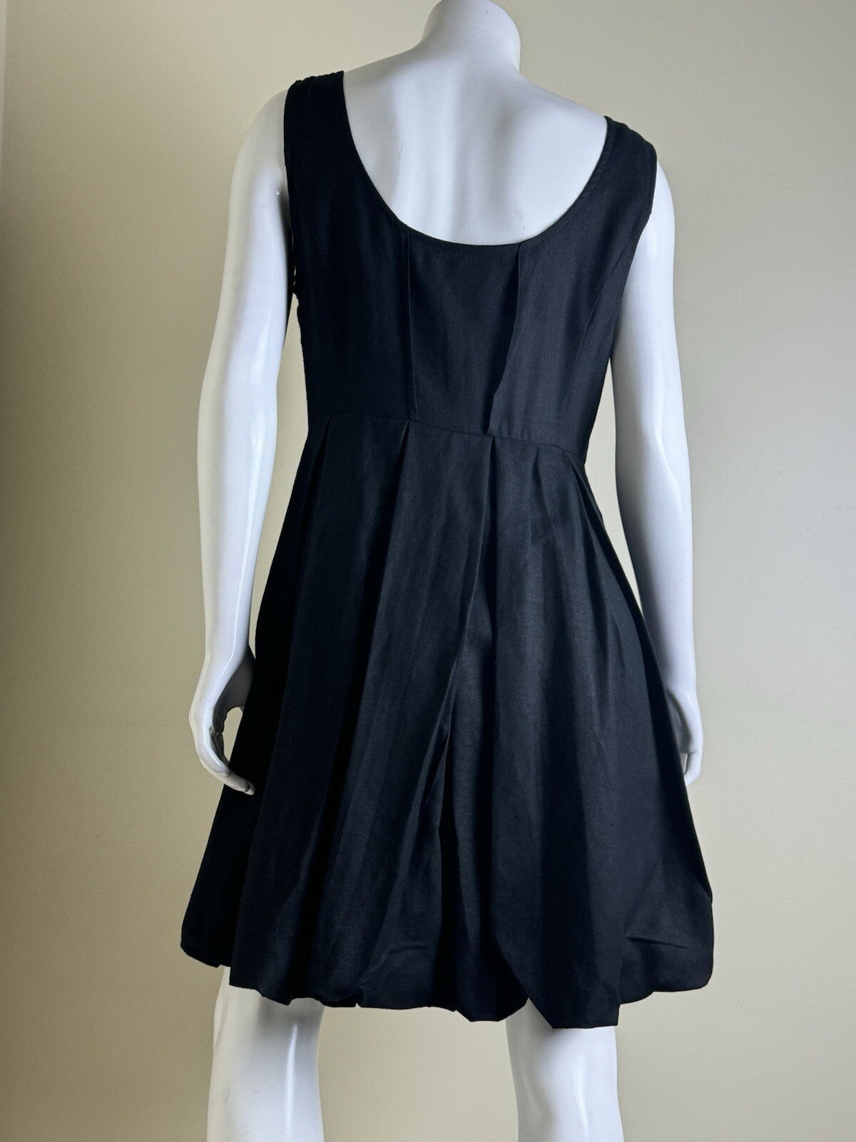 Cynthia Rowley Women’s Mini A Line Babydoll Dress Black Sz M (B.85)