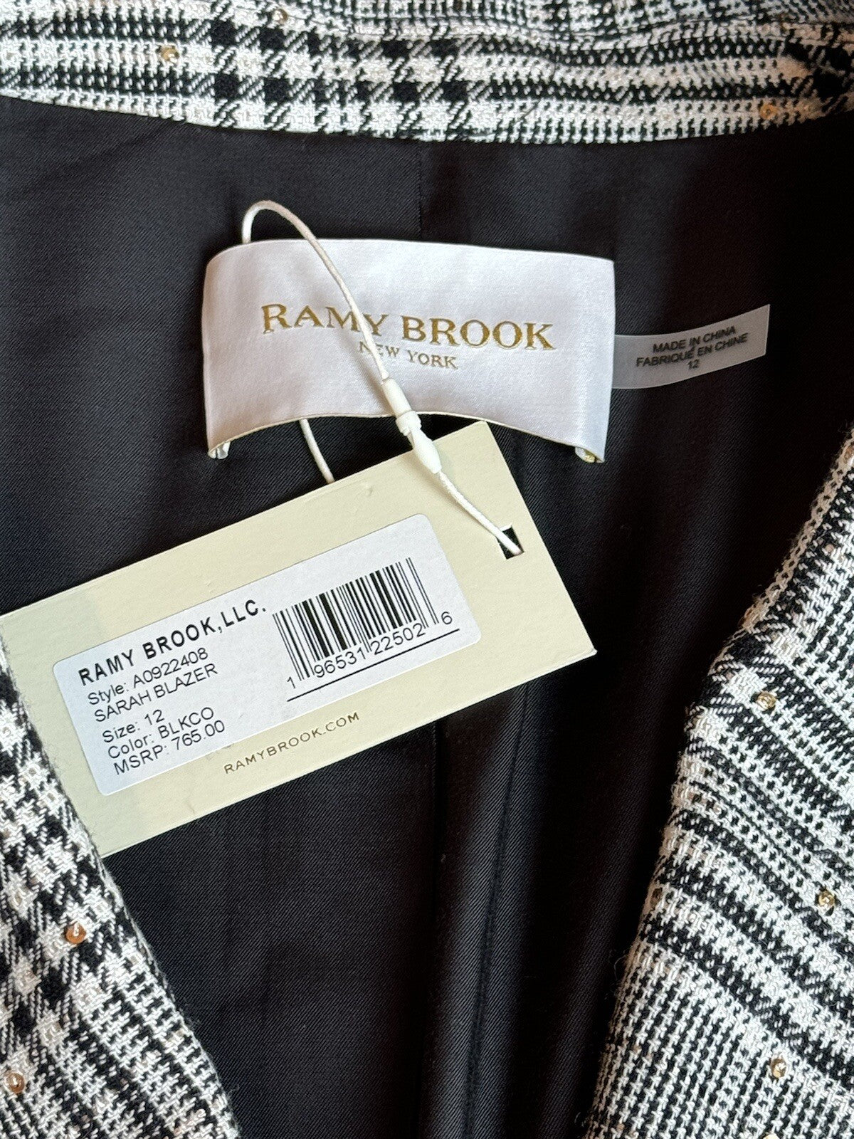 $795 Ramy Brook Women’s Blazer Size 12.  (61)