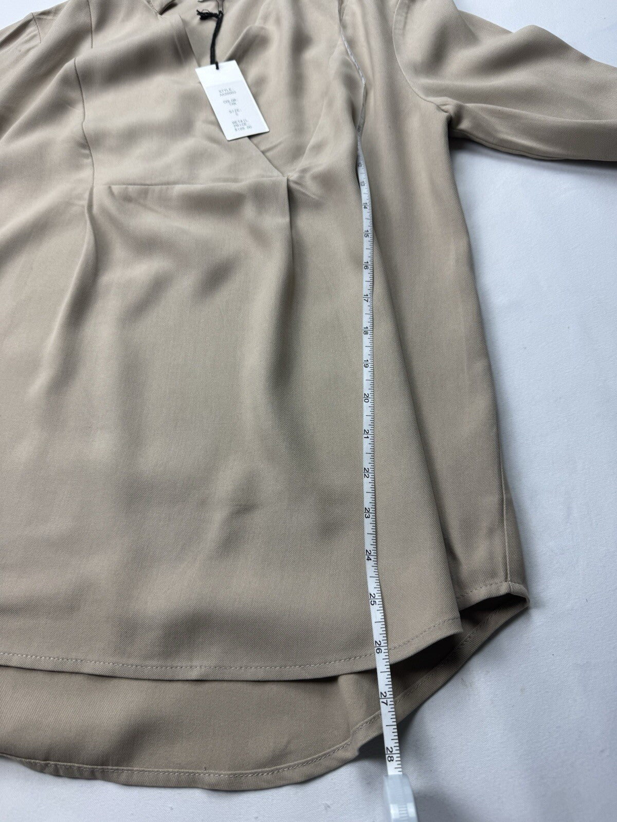 $189 Symphony by A.F. Women’s Golf Long Sleeve Blouse Sz S     (B.142)