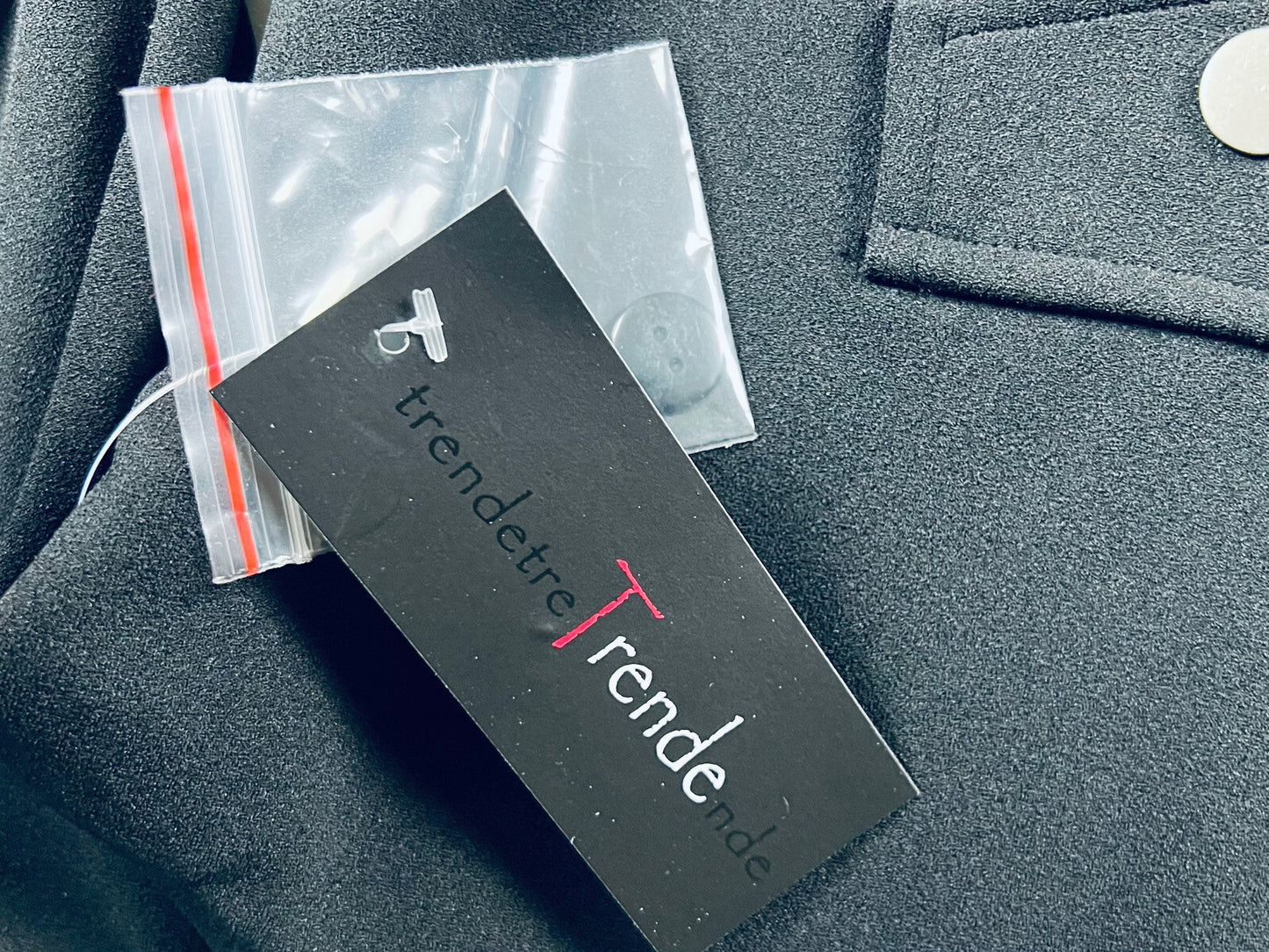 Trende Women's Long Sleeve Black Jacket/Blazer Size XL