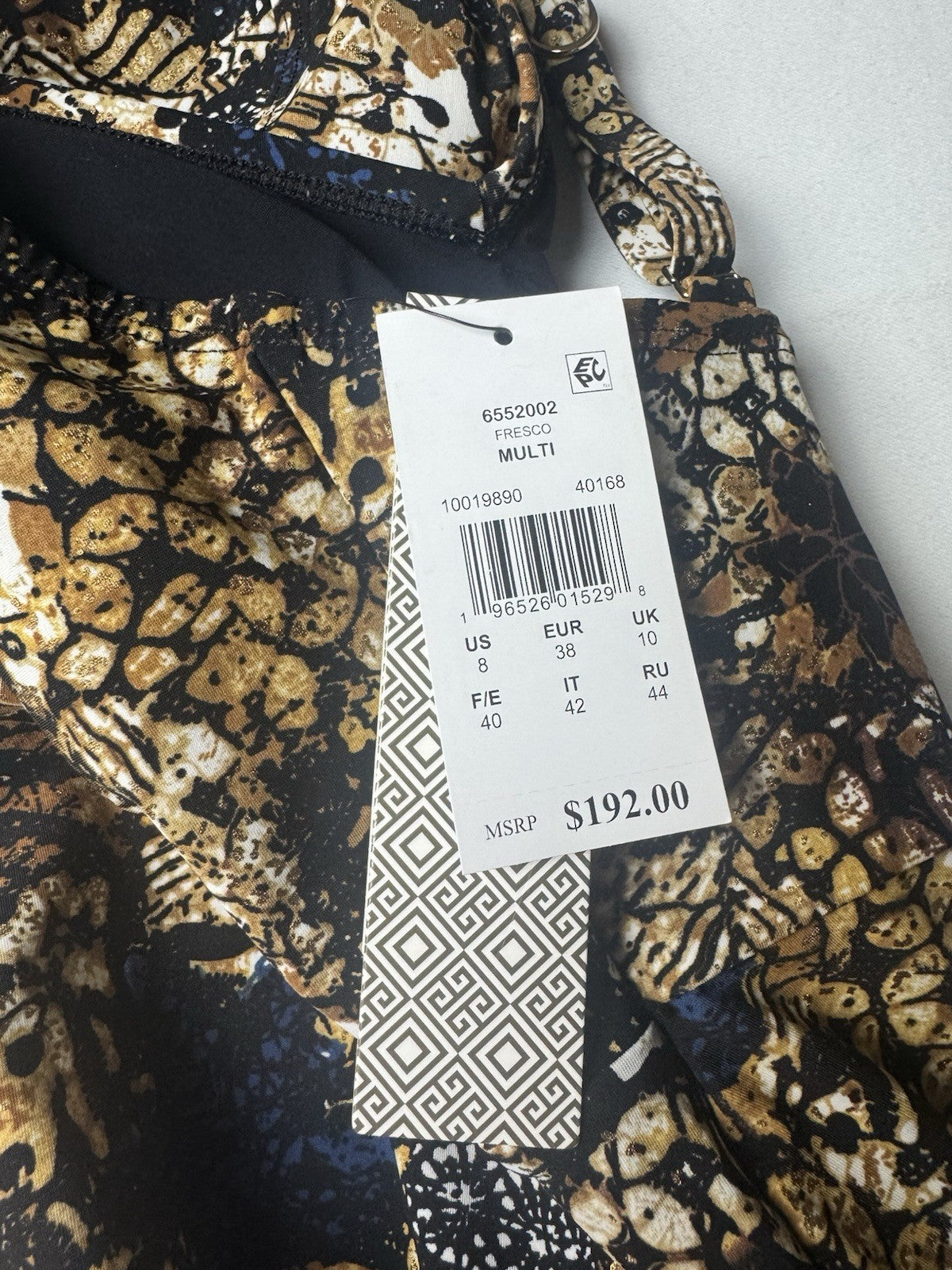 $192 Amoressa Fresco Multi One Piece Swimsuit Sz 8.  (B.151)