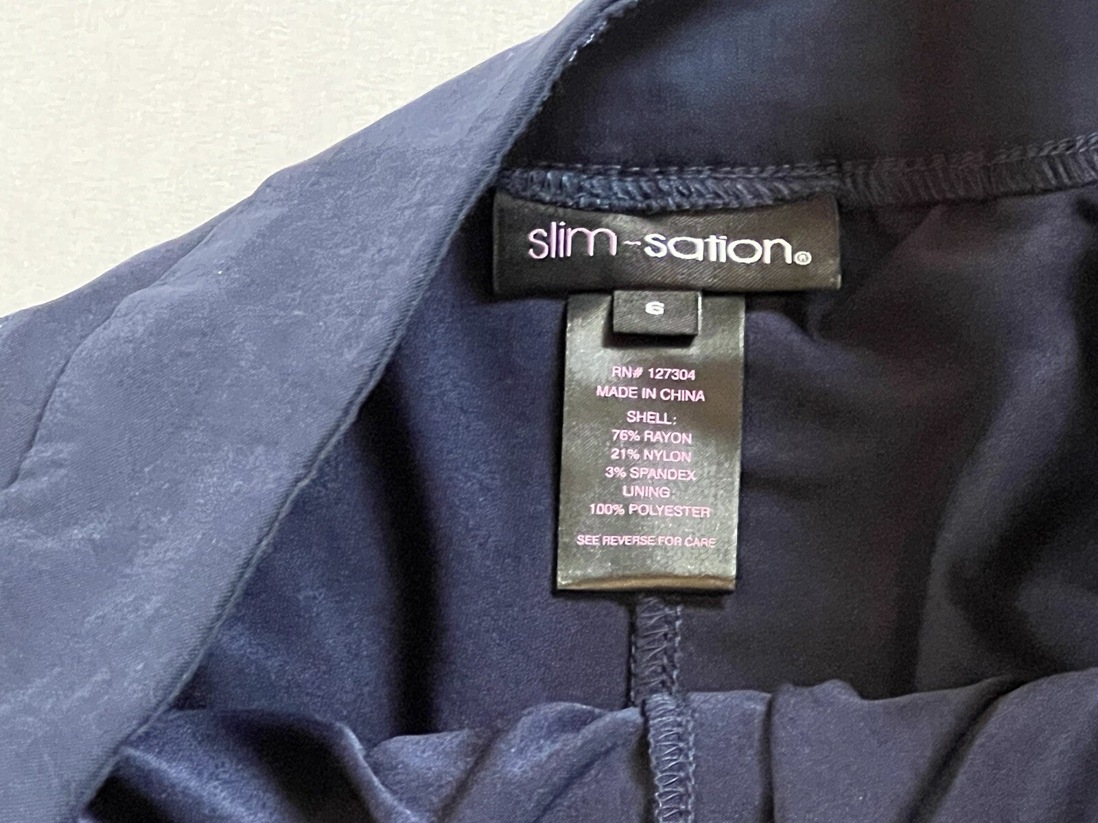 Slim Sation Women’s Golf Skirts Skort Size 6 Navy