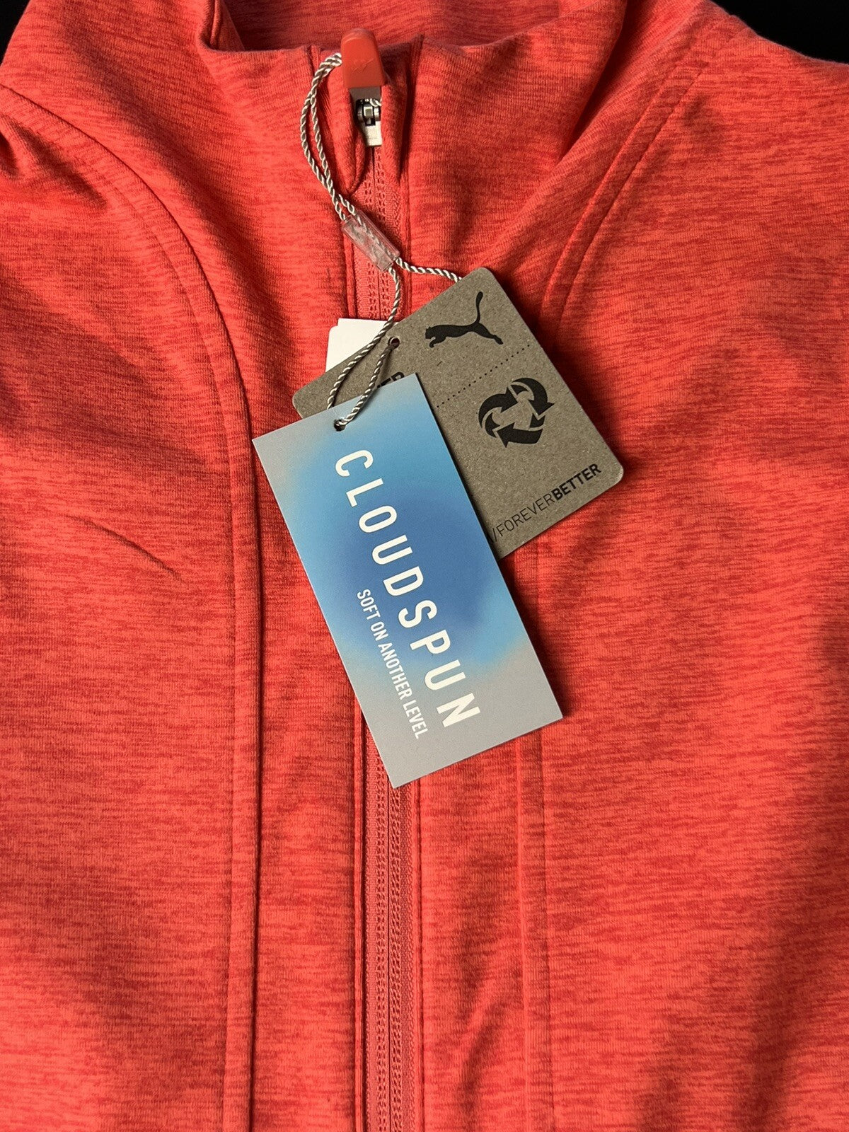 Puma Women’s Golf Vest Sz S Orange