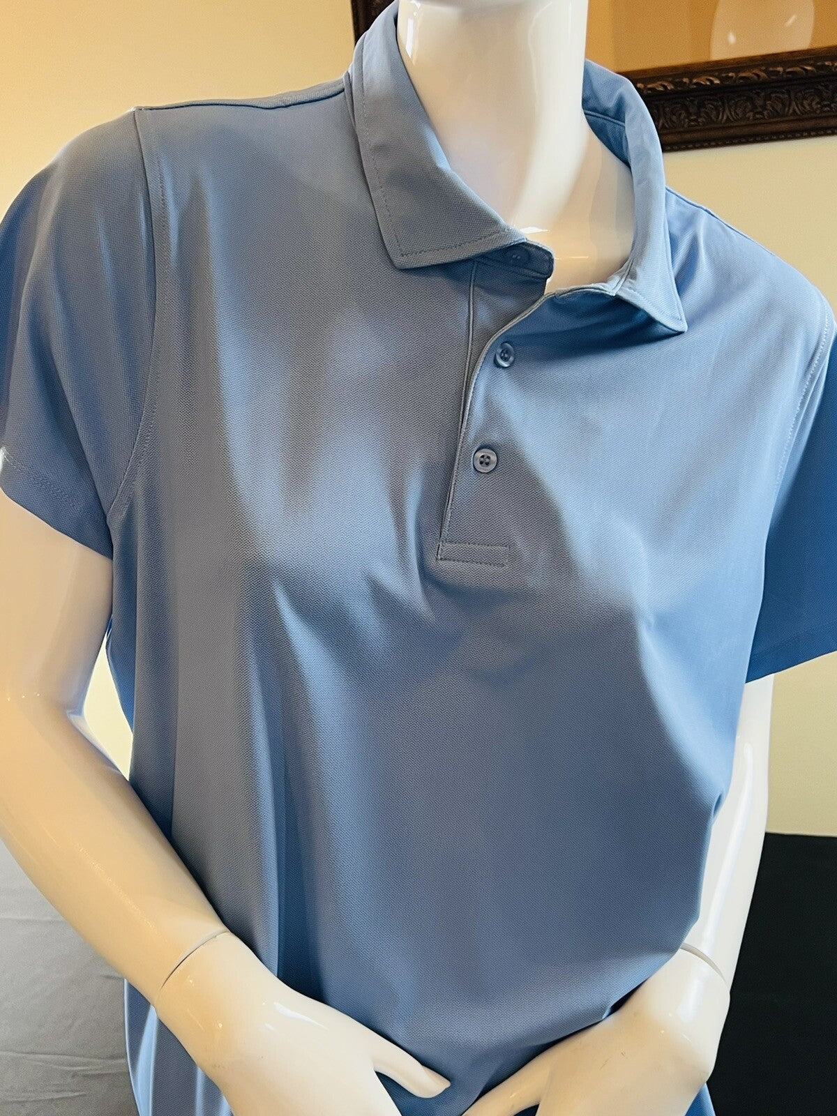Fusion Golf  Women’s Golf Tennis Polo Shirt Sz XL Blue