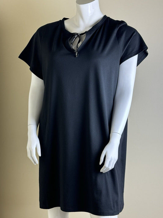 $59 CALVIN KLEIN Women’s Size 2X Black Dress  (B.11)