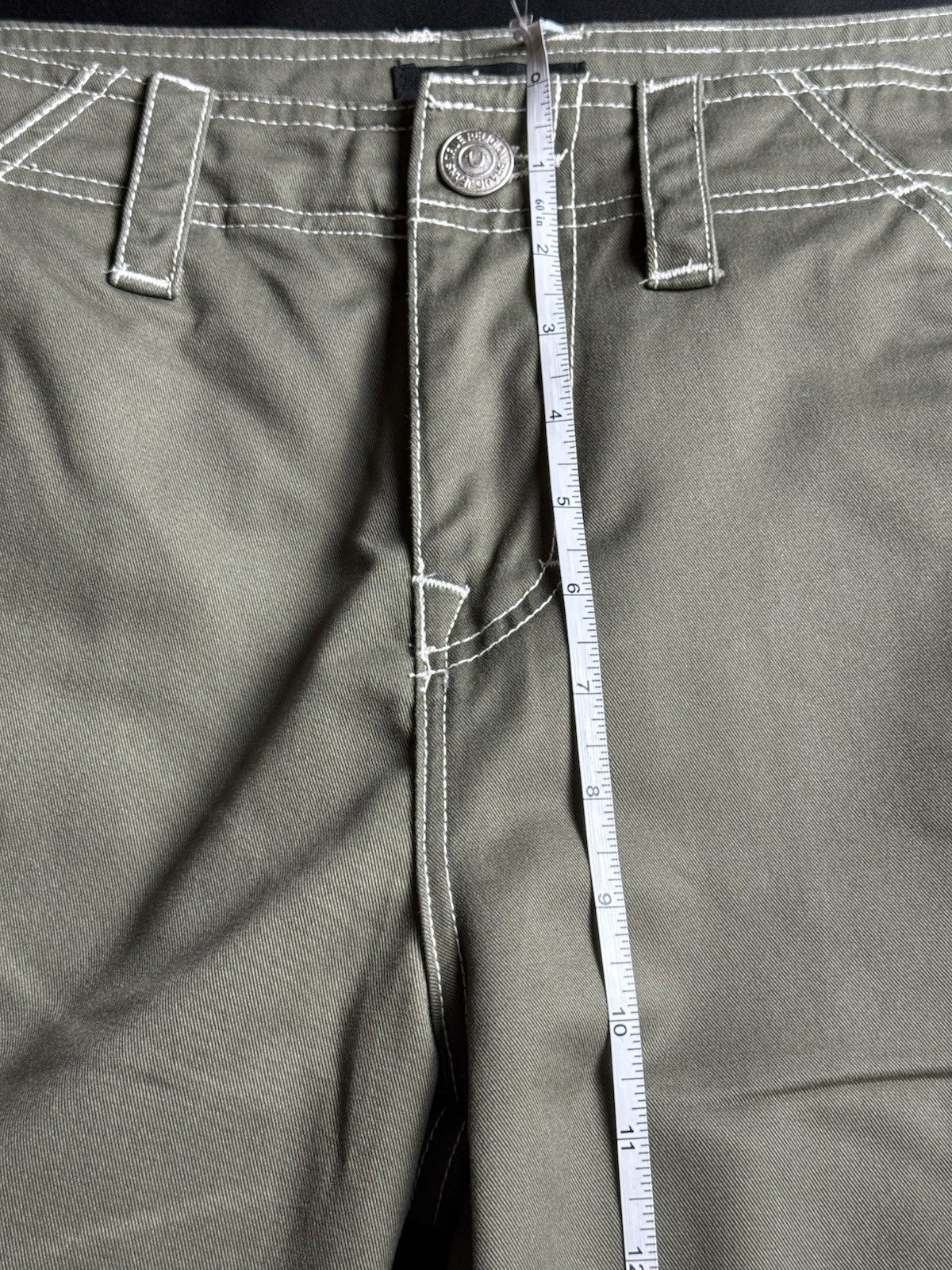 $199 True Religion Women’s Bobbi Baggy Cargo Jeans Jogger Sz 28       (B.154/1)