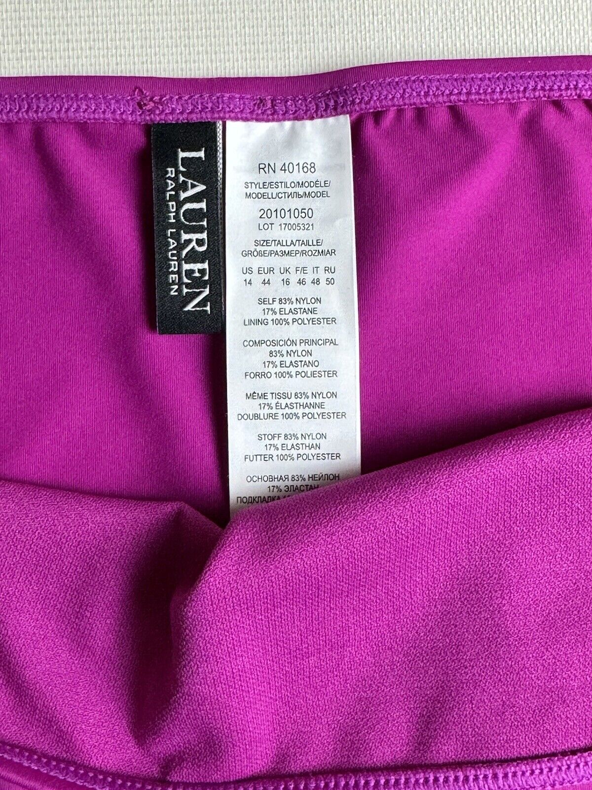 Lauren Ralph Lauren Women's Tankini  Sz 14 2Pc Plum   (56)