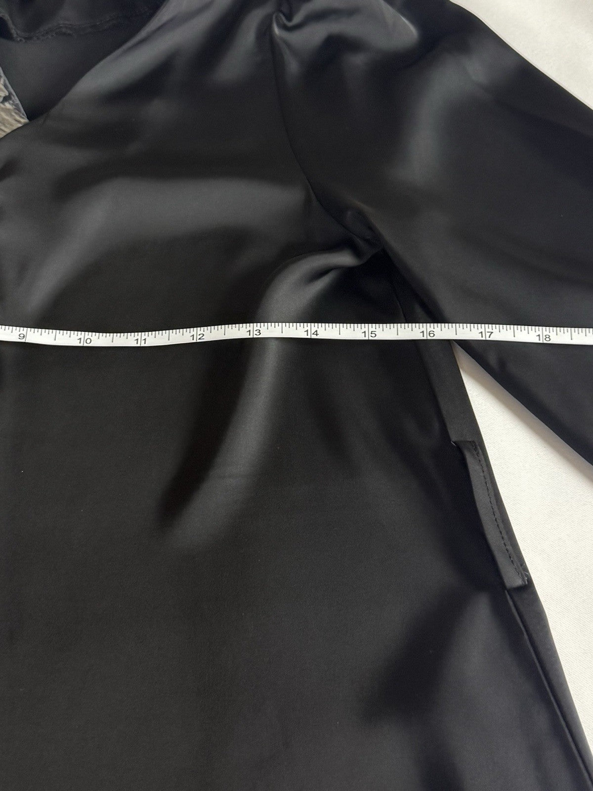 PRETTYGARDEN Women’s Black Satin Dress Sz.S        (B.177)