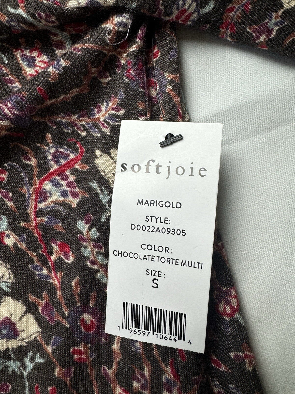 SOFT Joie MARIGOLD Long Floral Dress Sz S. (B.55)