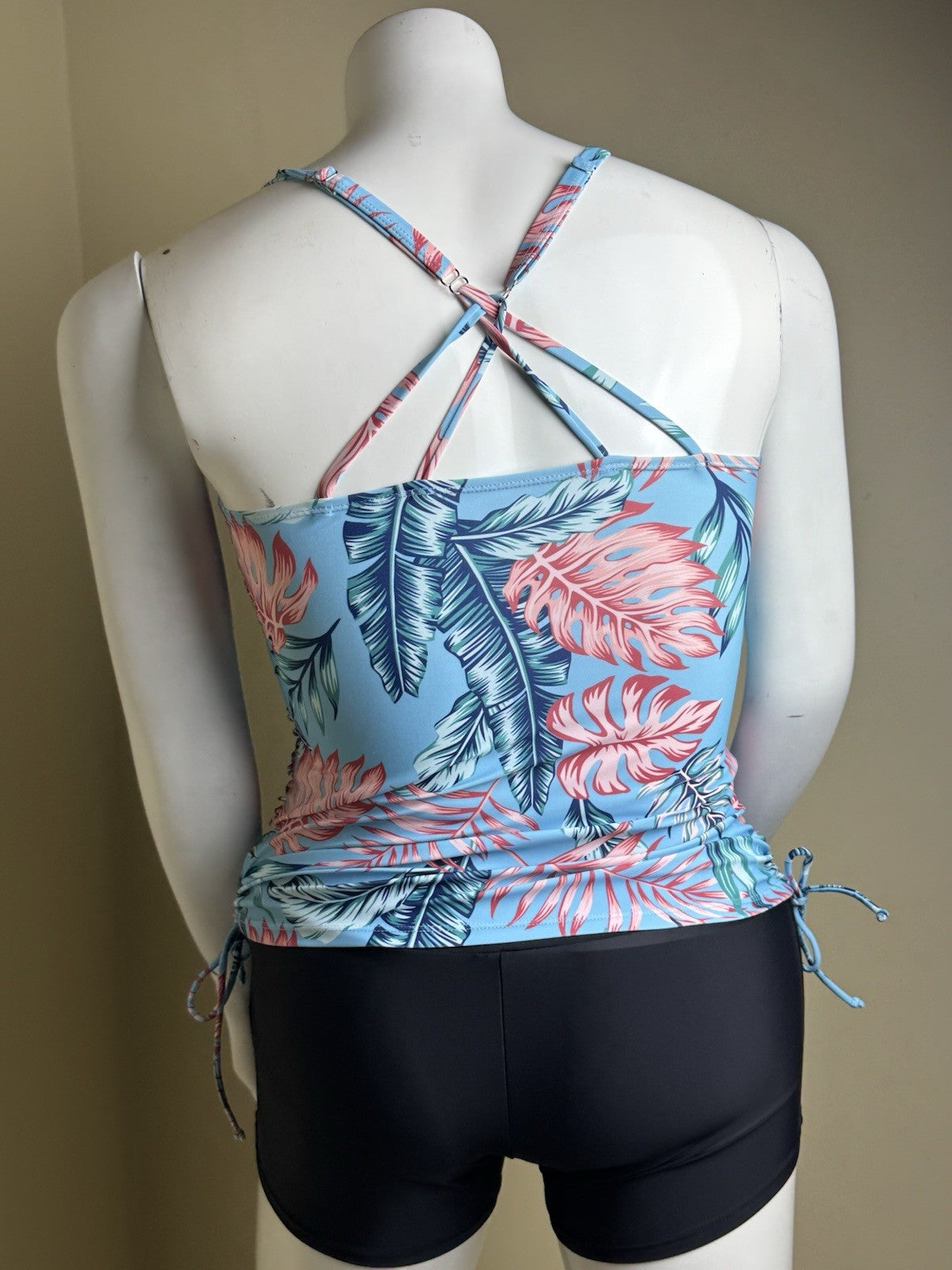 Maacie Maternity Athletic Tankini Swimsuits 2 Piece. Sz L.   (B.027)