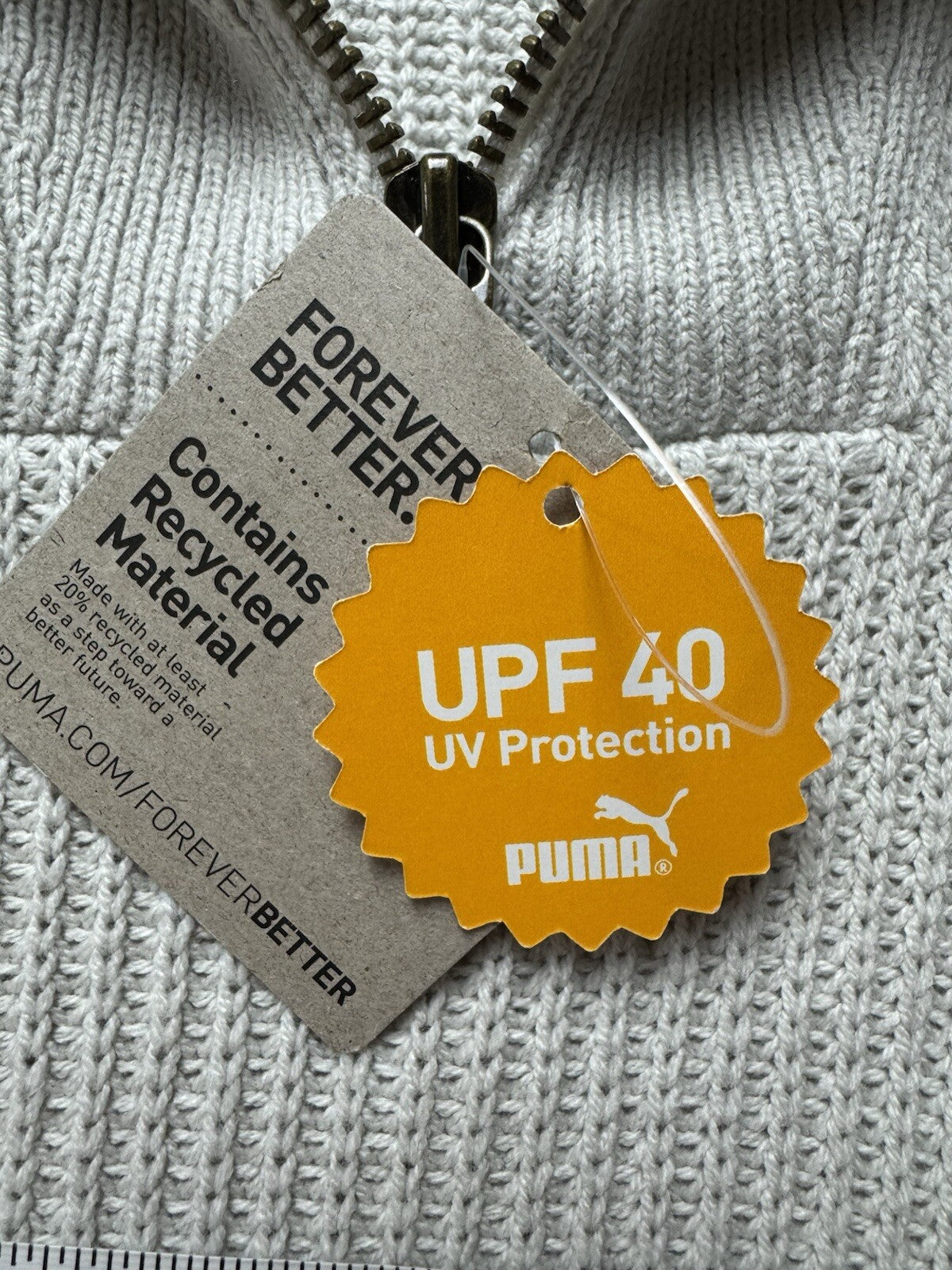 Puma Women's Golf Sweater Ivory Size S.   (B.126/3)